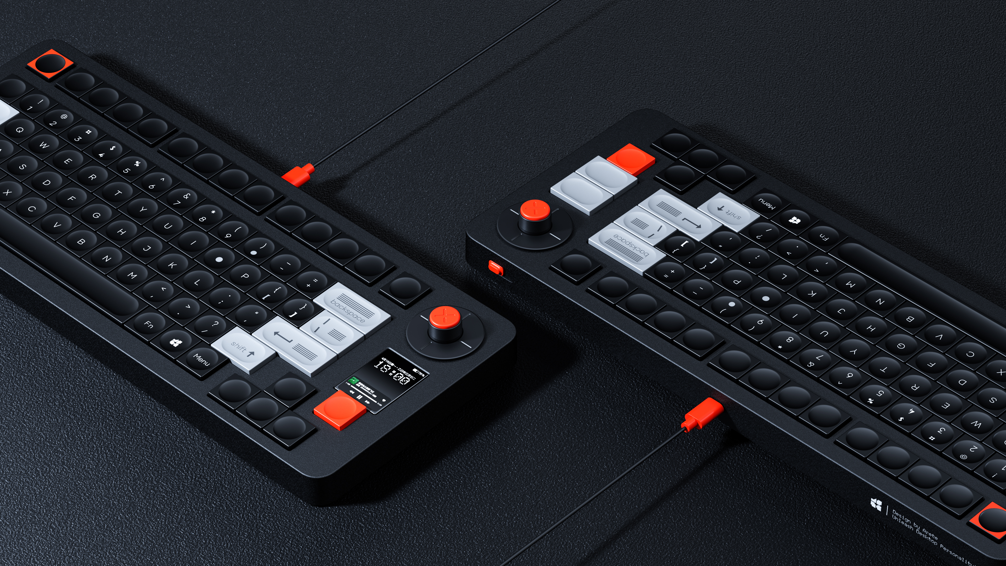 Original design，customized keyboard，Membrane keyboard，Minimalism，Retro style，keyboard，Interesting design，Aluminum alloy products，