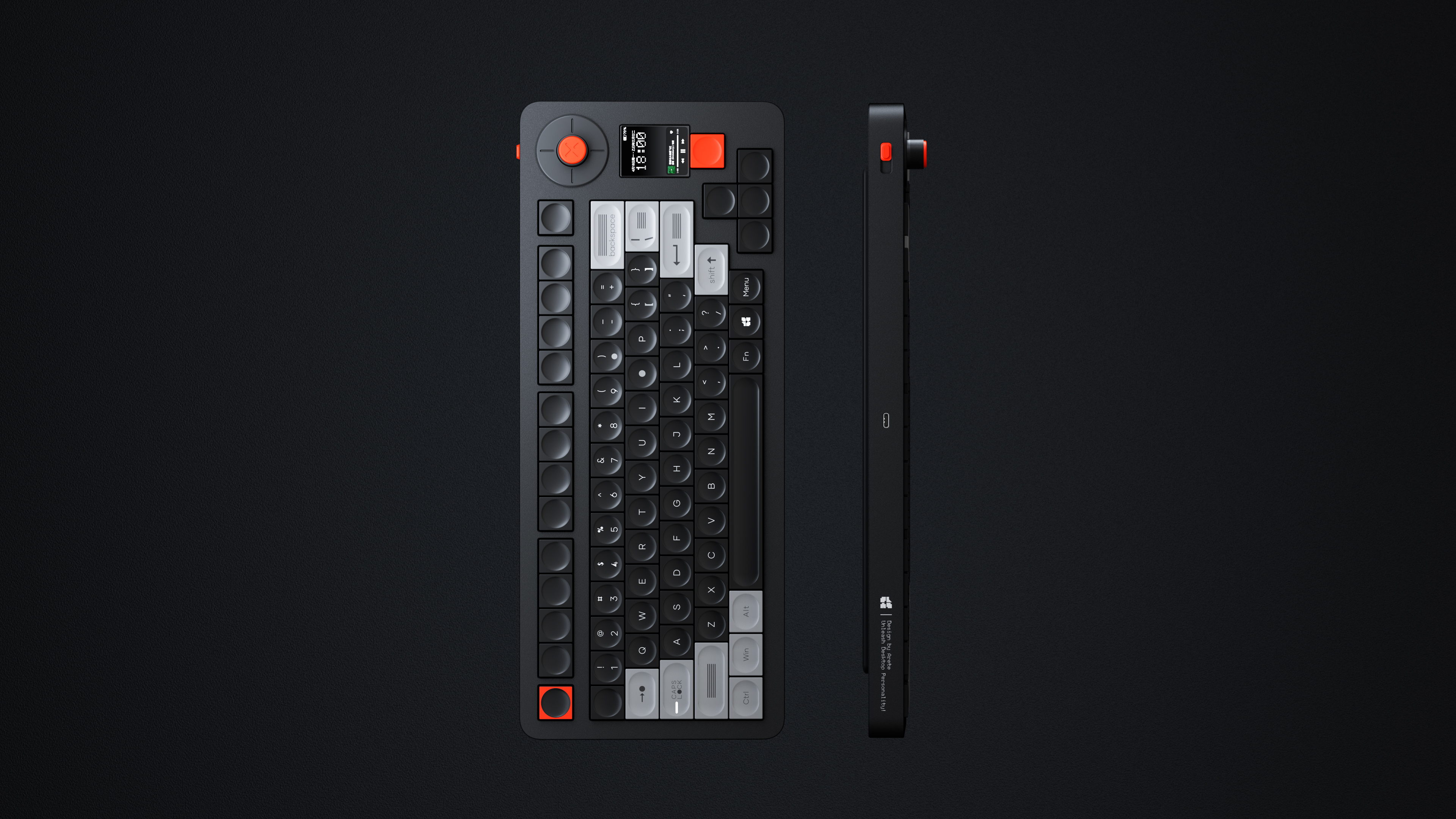 Original design，customized keyboard，Membrane keyboard，Minimalism，Retro style，keyboard，Interesting design，Aluminum alloy products，