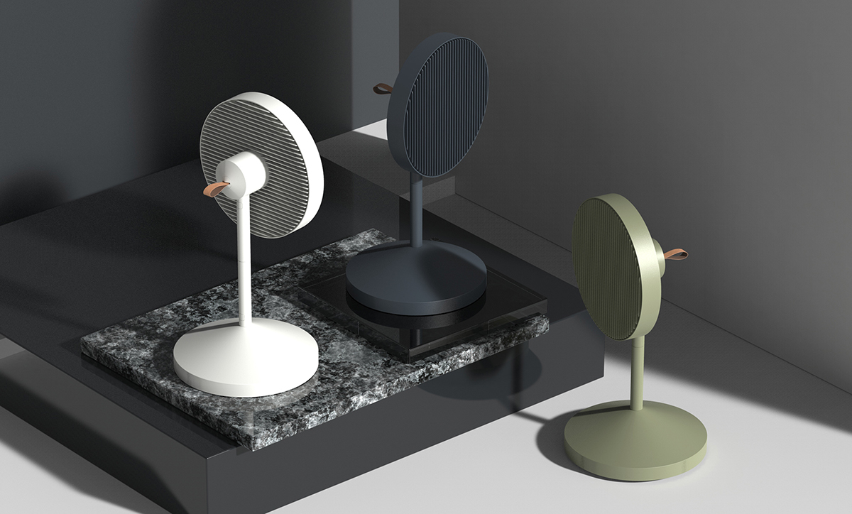 Table lamp design，lightning，lamps and lanterns，Black and white gray，Bionics Design ，Glass and plastics，Electric fan design，pedestal fan，Minimalist，Receive，Hair dryer design，Small electrical appliance design，Household Electric Appliances，Household appliances，Wire storage，modern stylish，greatly enrich one's mind，