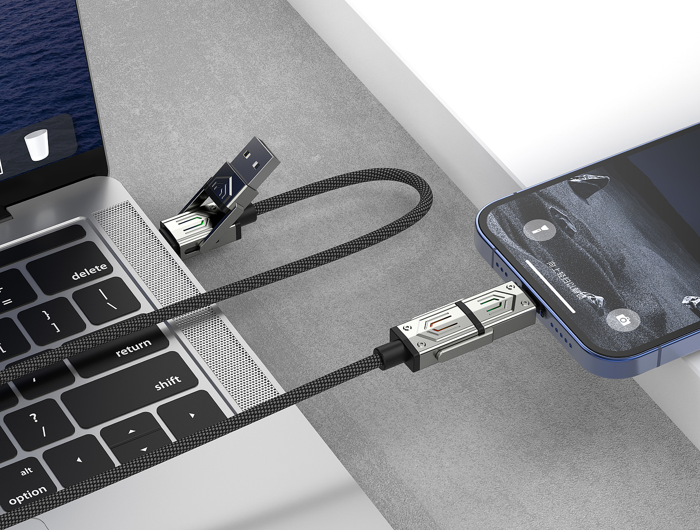 product design，industrial design，data line，