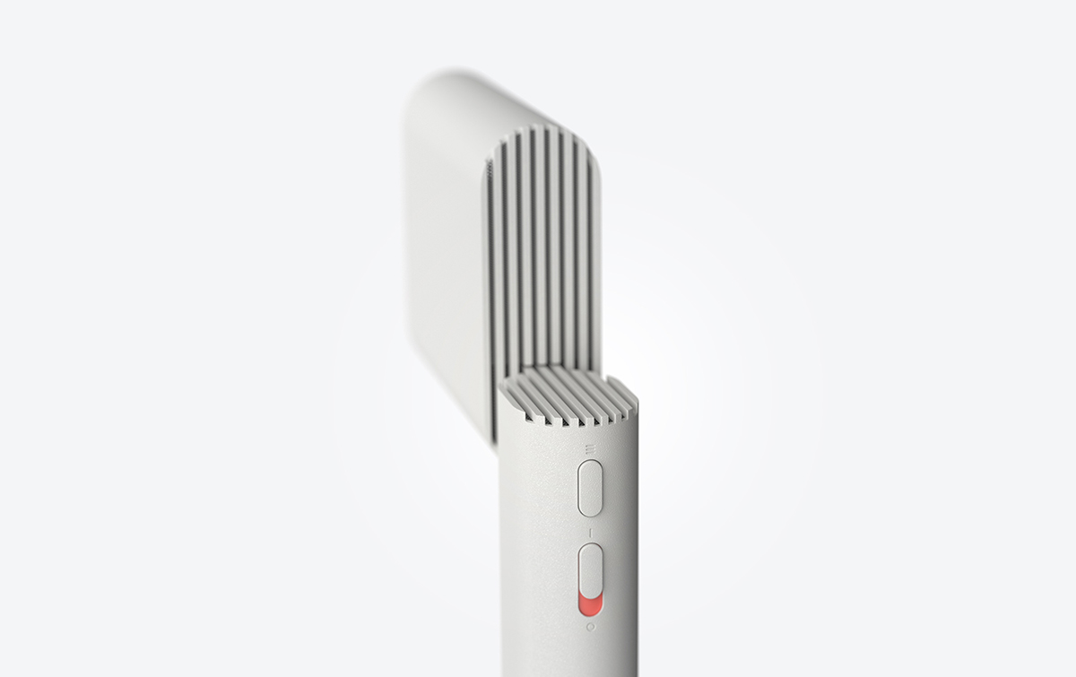 Table lamp design，lightning，lamps and lanterns，Black and white gray，Bionics Design ，Glass and plastics，Electric fan design，pedestal fan，Minimalist，Receive，Hair dryer design，Small electrical appliance design，Household Electric Appliances，Household appliances，Wire storage，modern stylish，greatly enrich one's mind，