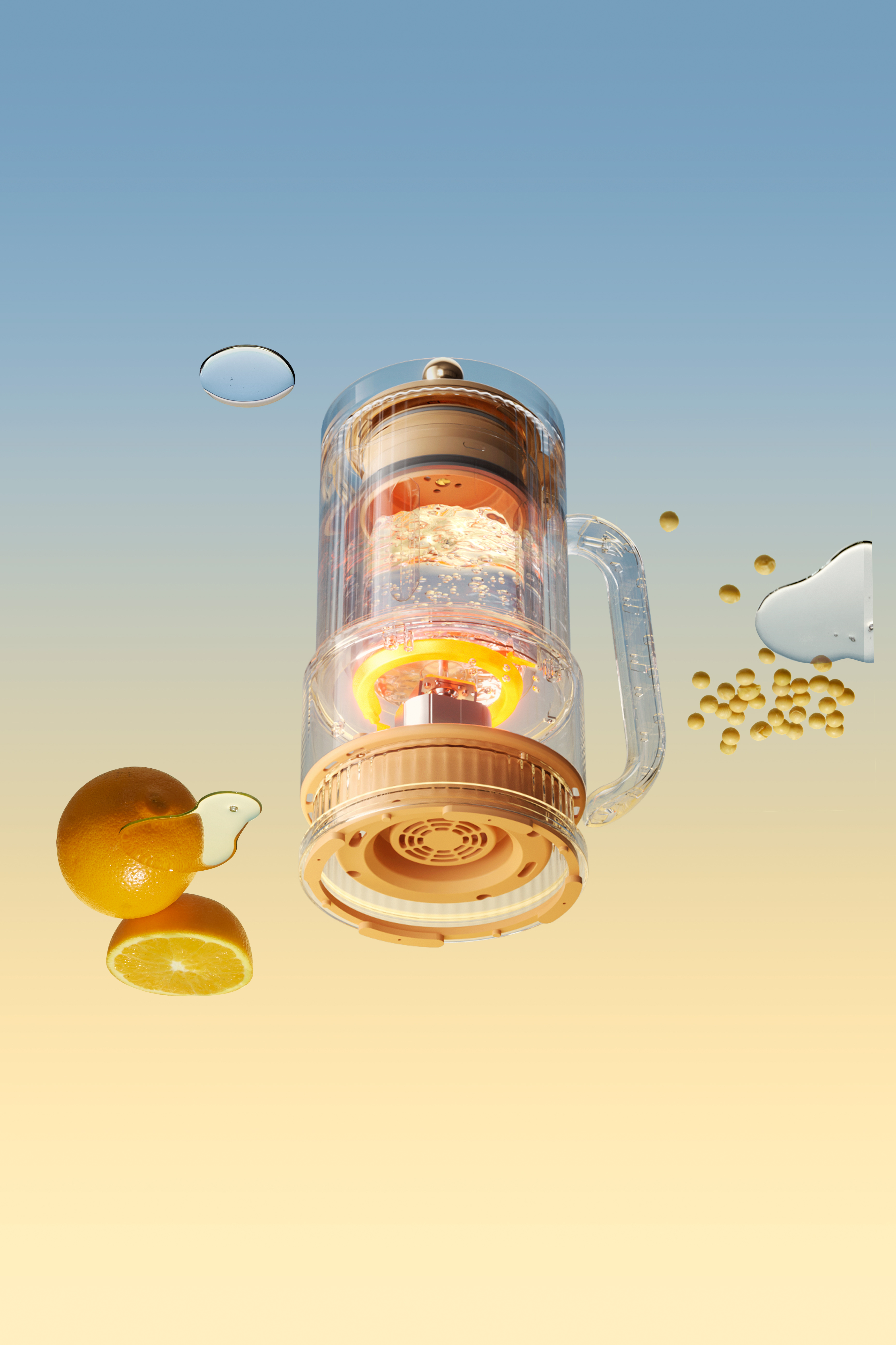 Degree design，Soybean Milk machine，Wall breaker，