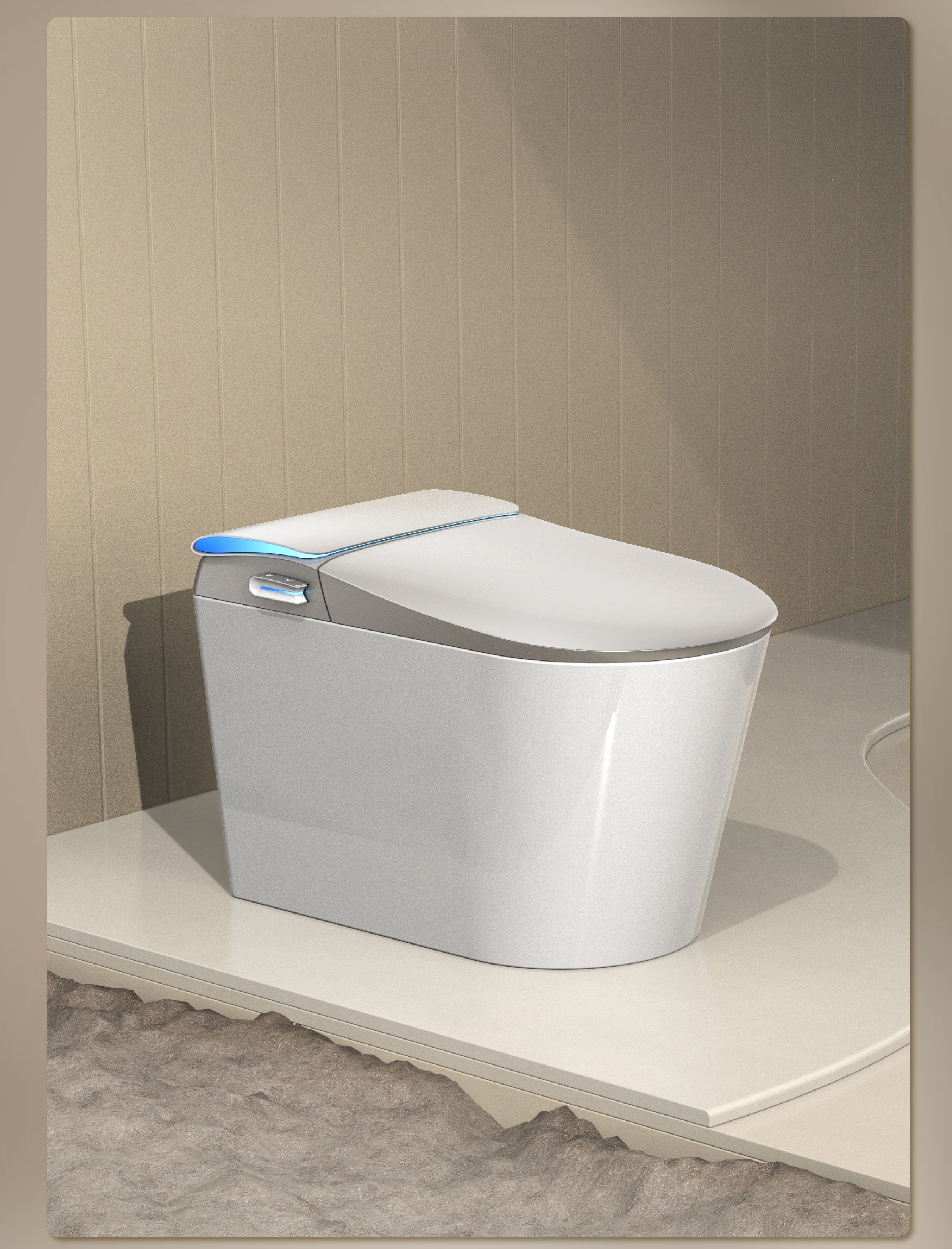 product design，Intelligent toilet，industrial design，