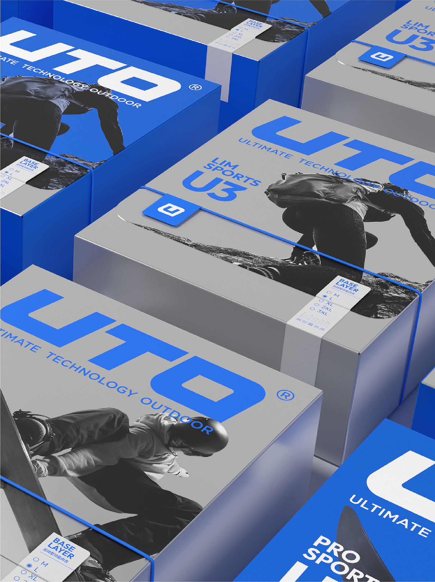 Reconstructing the aesthetics of the sports close-fitting layer with ergonomics，
