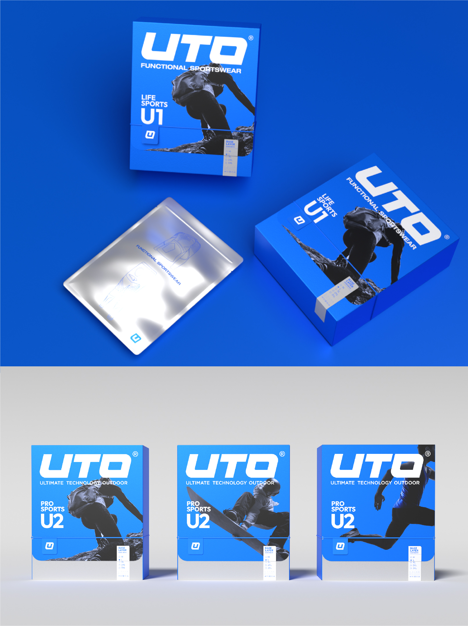 Reconstructing the aesthetics of the sports close-fitting layer with ergonomics，