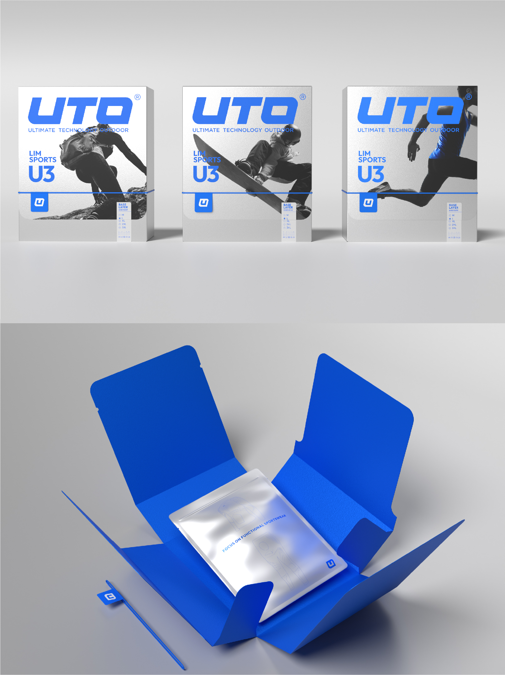 Reconstructing the aesthetics of the sports close-fitting layer with ergonomics，