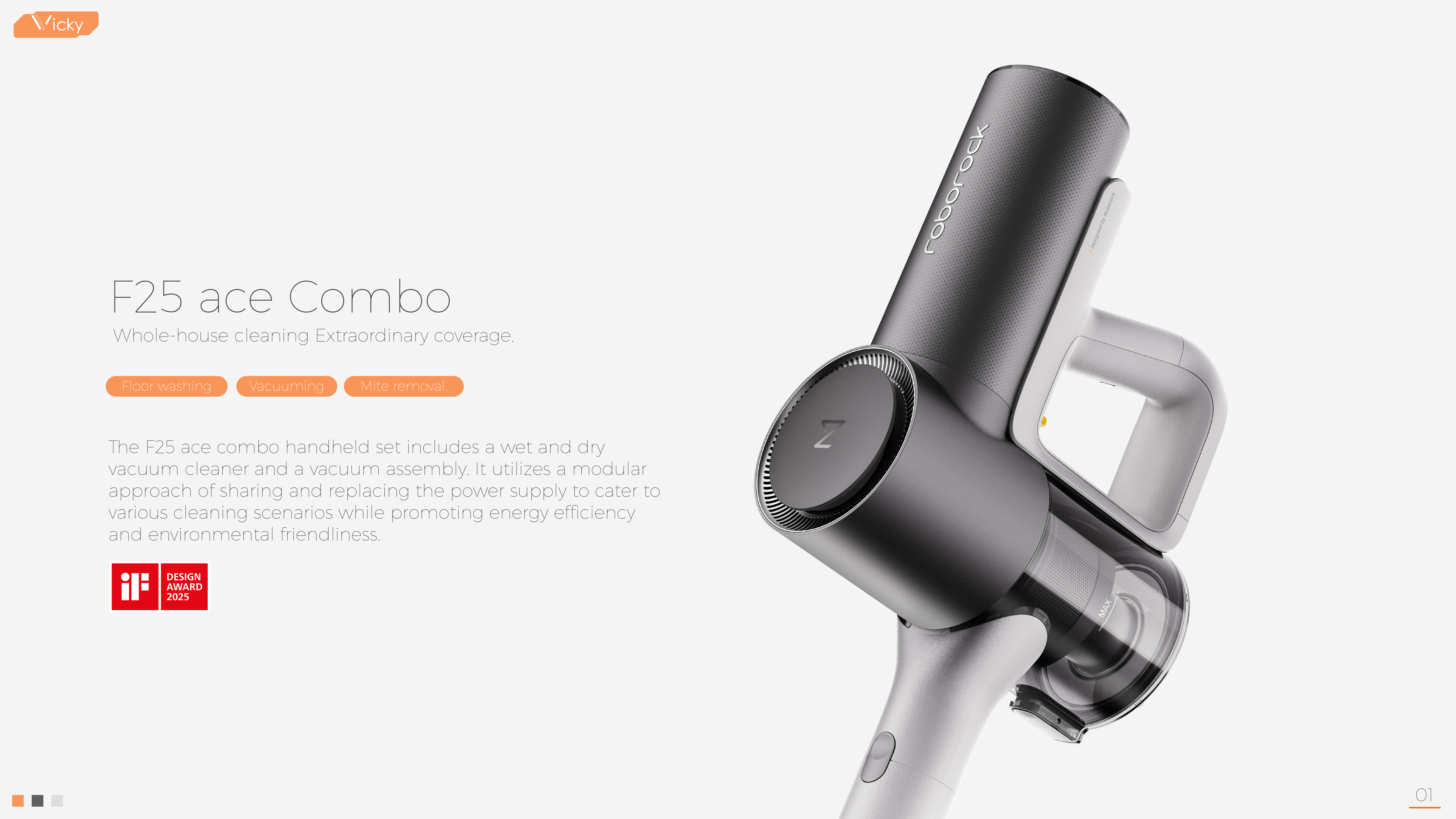 Roborock Handheld Vacuum Cleaner Design，