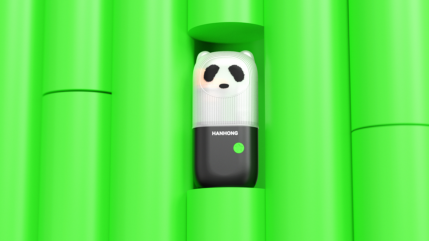 Atomizer，Children's medical treatment，children，medical care，panda，bear，animal，