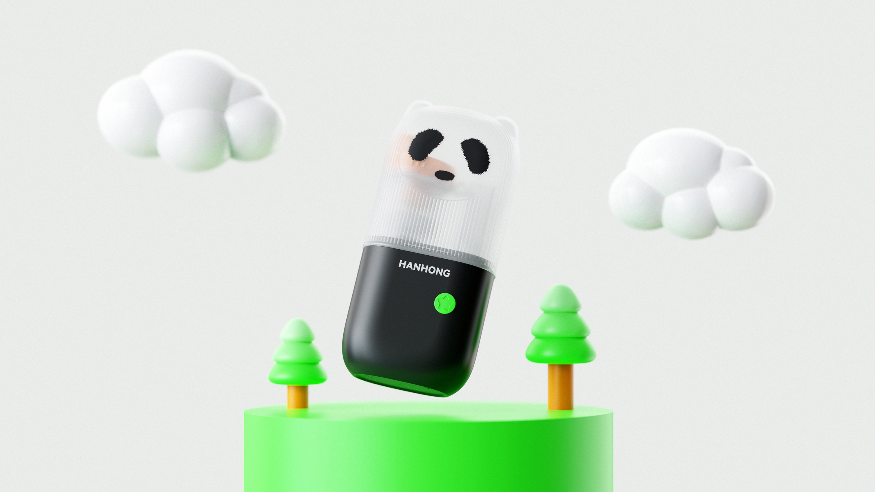 Atomizer，Children's medical treatment，children，medical care，panda，bear，animal，