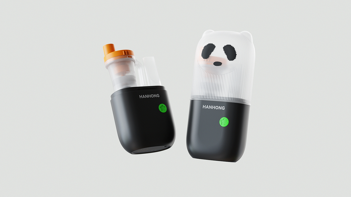 Atomizer，Children's medical treatment，children，medical care，panda，bear，animal，