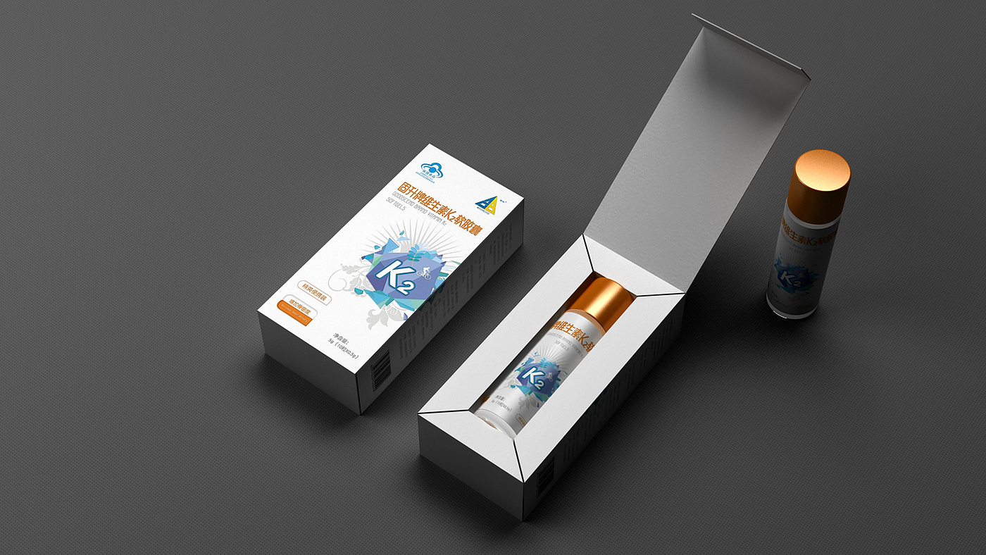 Vitamin soft capsule packaging，Vitamin E Soft Capsule Packaging，Packaging design of health products，