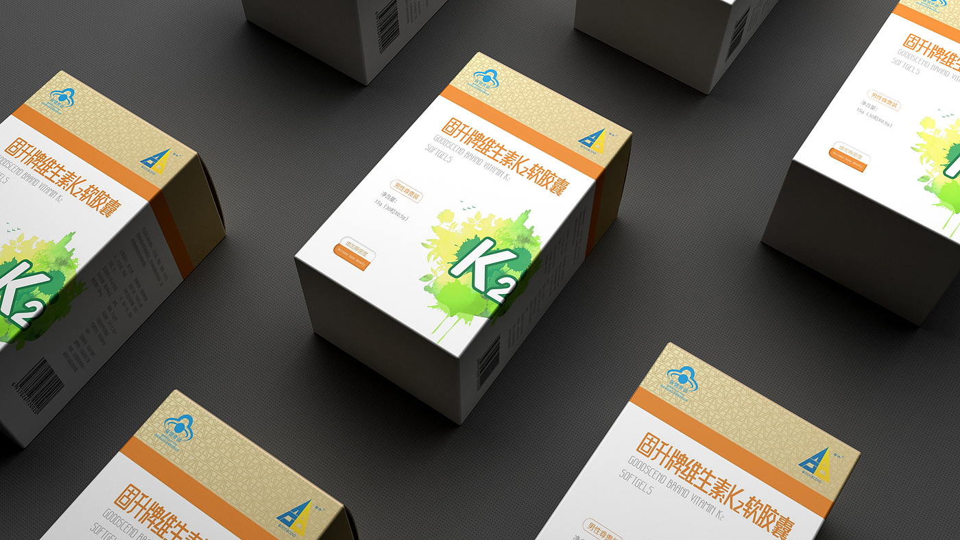 Vitamin soft capsule packaging，Vitamin E Soft Capsule Packaging，Packaging design of health products，