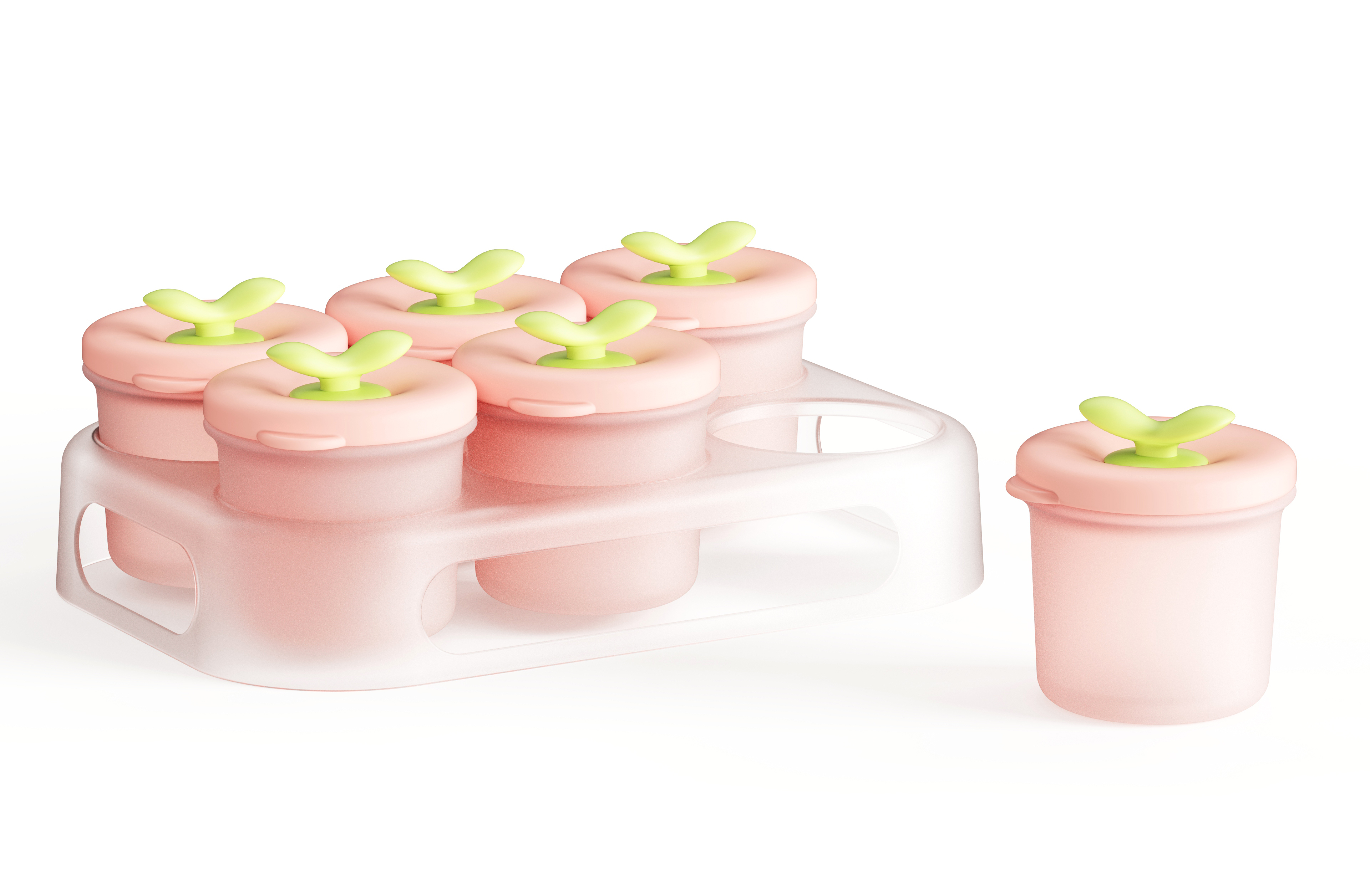 Silicone food supplement box，