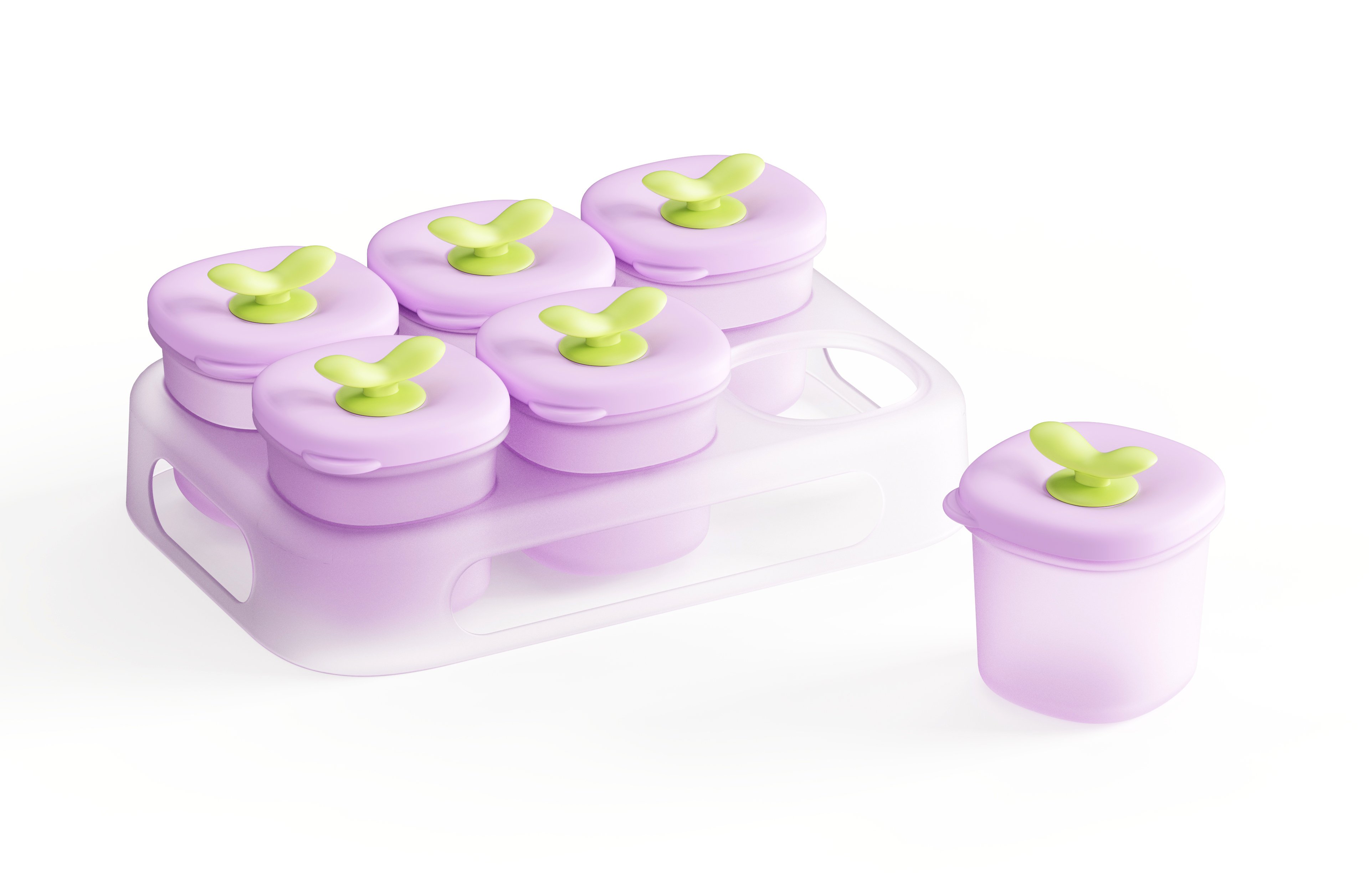 Silicone food supplement box，