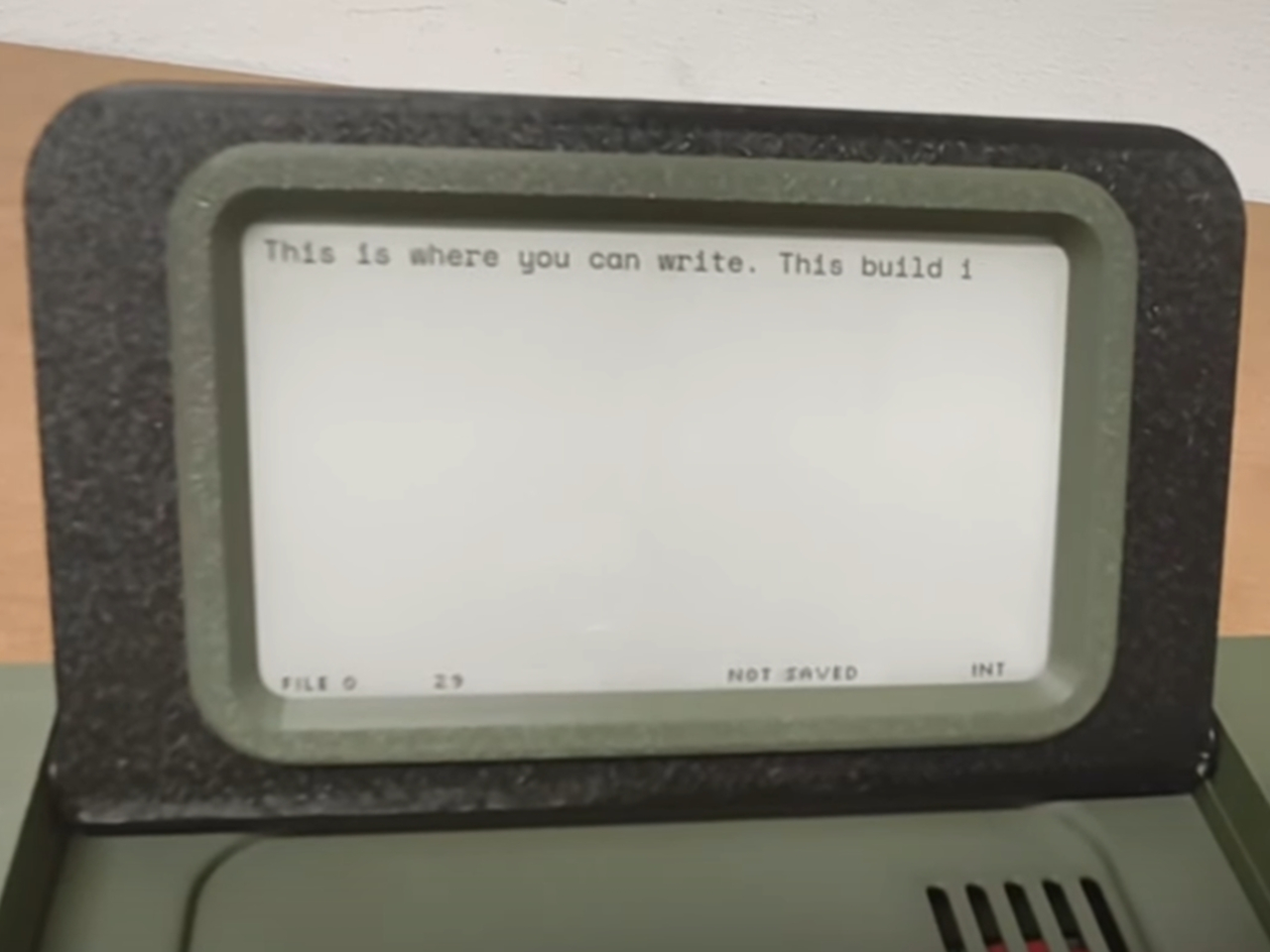 Micro Journal E Ink，typewriter，Digital，Electronic equipment，