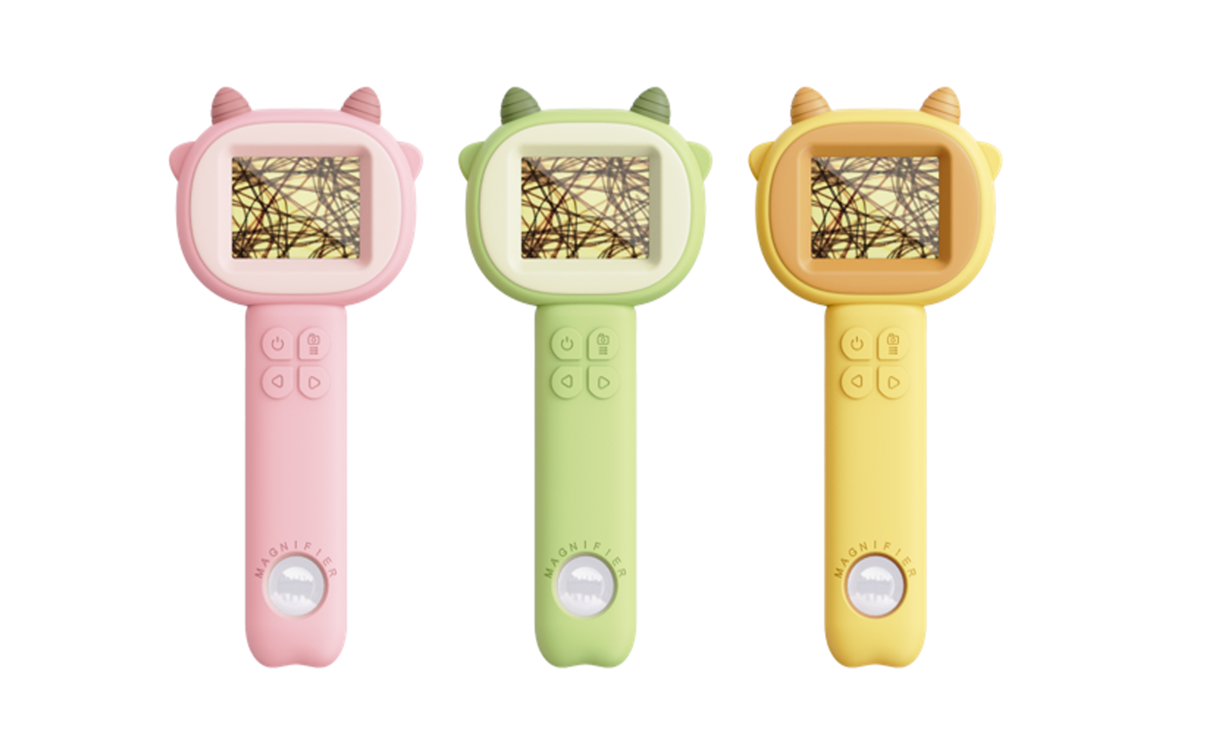 magnifier，Microscope，children，sheep，IP image，adorable，cute image，