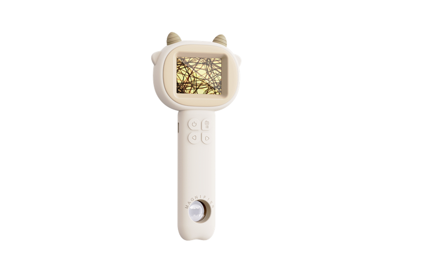 magnifier，Microscope，children，sheep，IP image，adorable，cute image，
