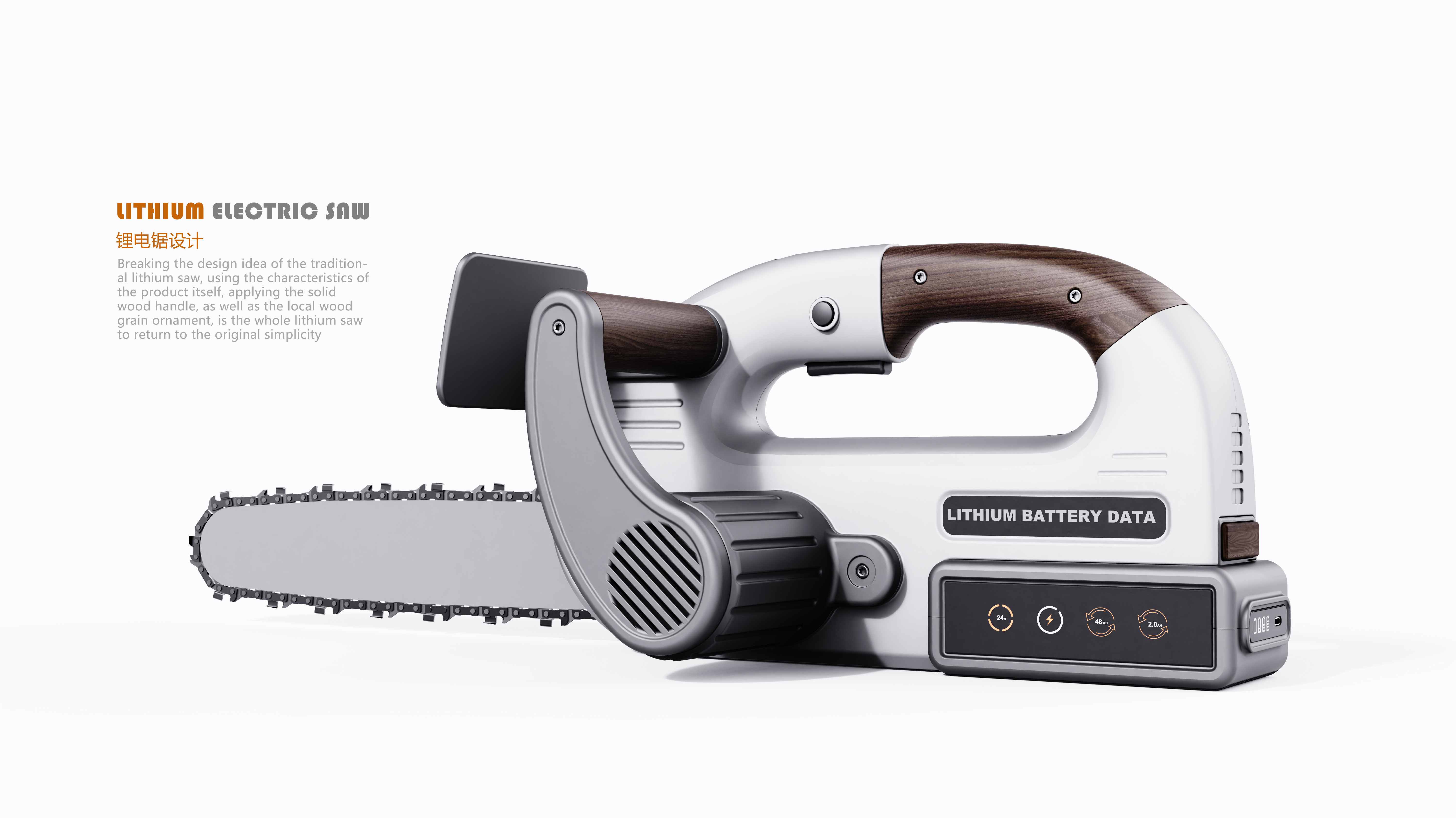 Garden tools，Handheld lithium chainsaw，