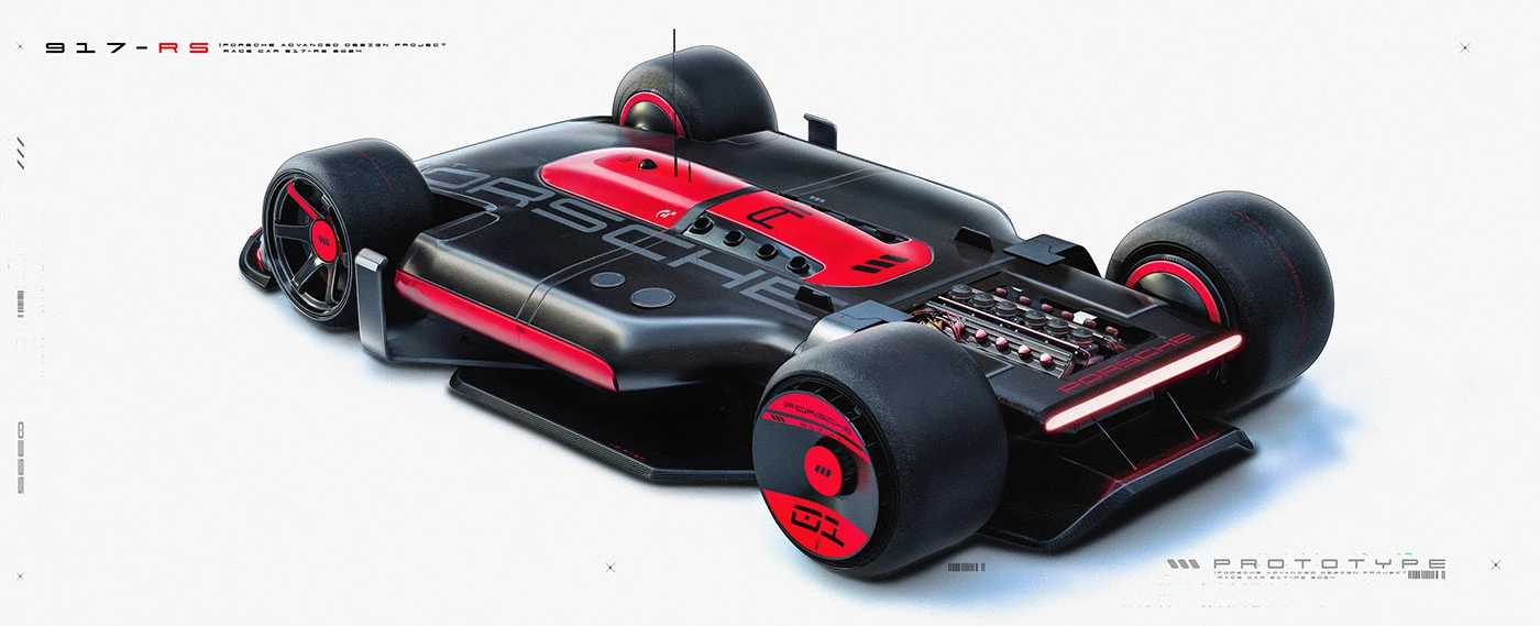 AUTONOMOUS，racing，Porsche 917-RS，Future technology，