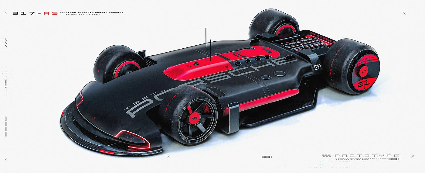 AUTONOMOUS，racing，Porsche 917-RS，Future technology，