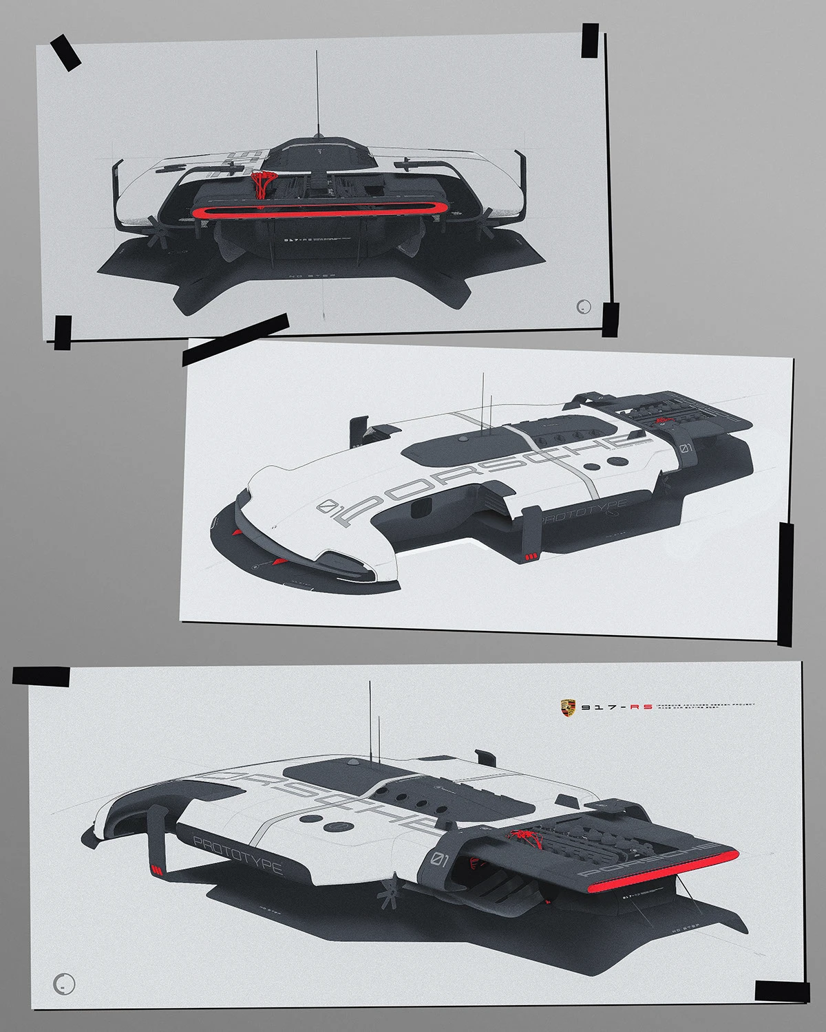 AUTONOMOUS，racing，Porsche 917-RS，Future technology，