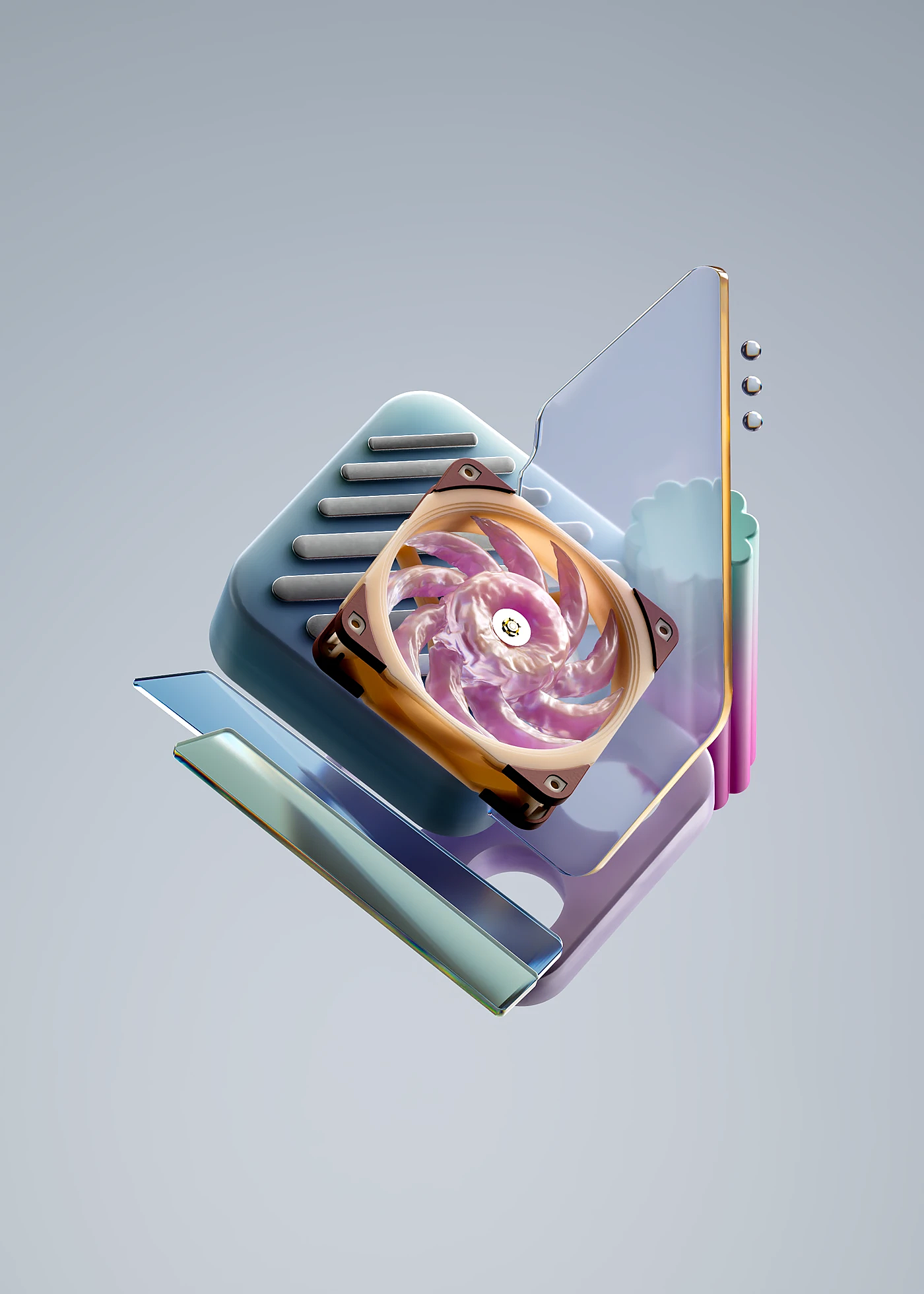 NOCTUA，Fan，Efficient heat dissipation，Silent design，