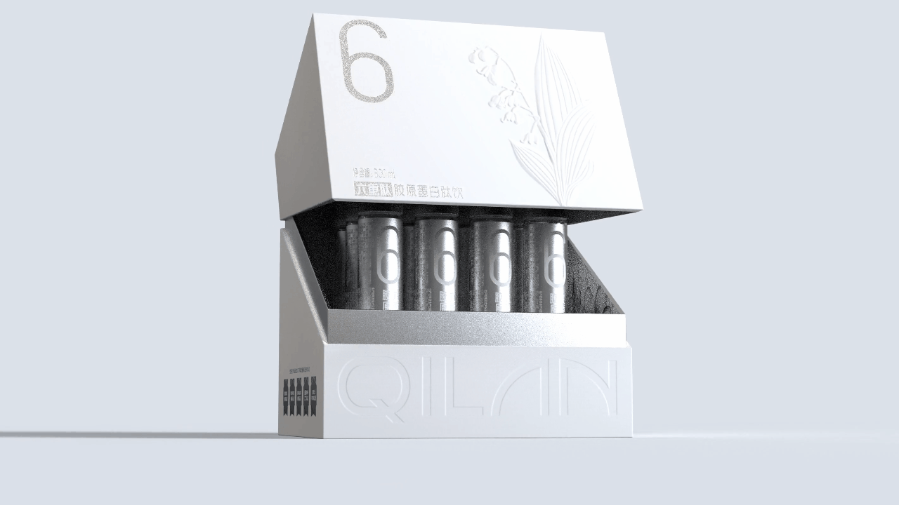 Collagen Peptide Oral Liquid Packaging，Packaging Design of Health Products Oral Liquid，Collagen Peptide Product Packaging Design，