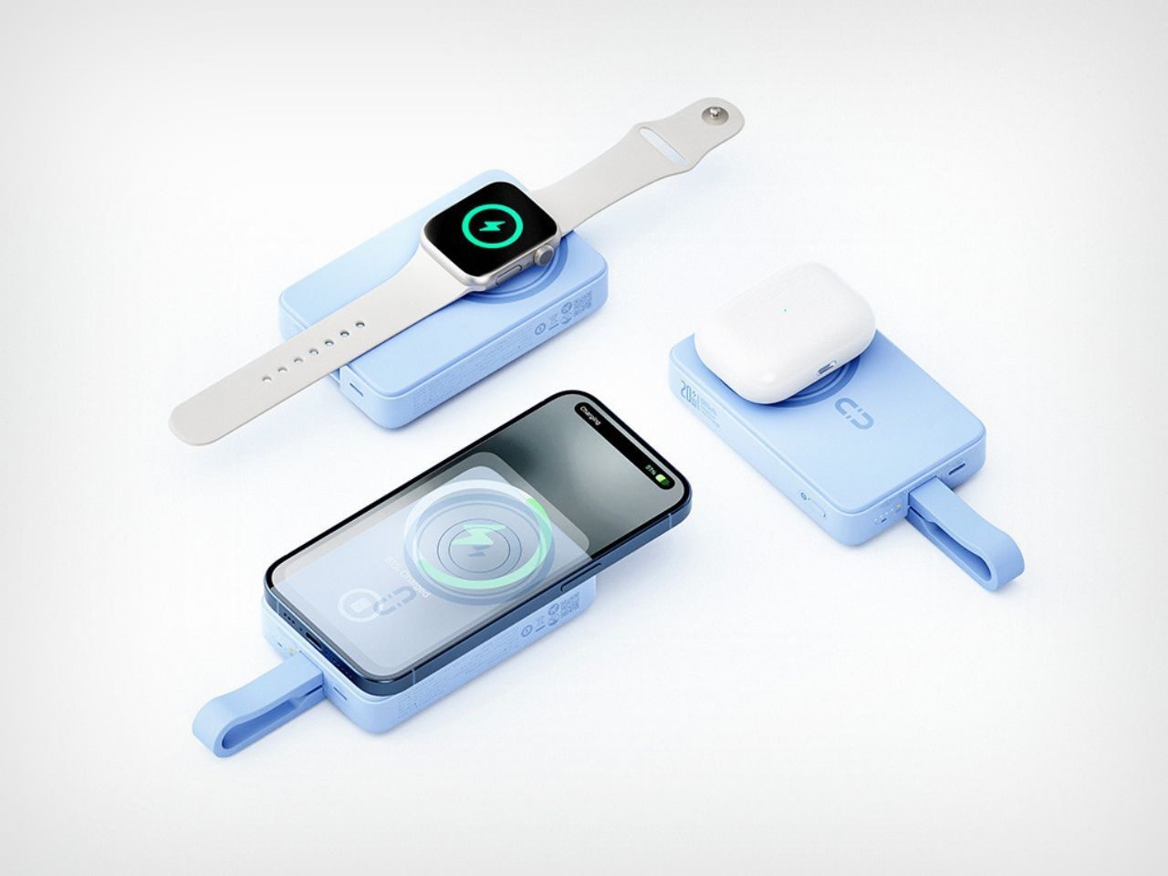 Digital，electronic product，portable battery，Ice-Cream，