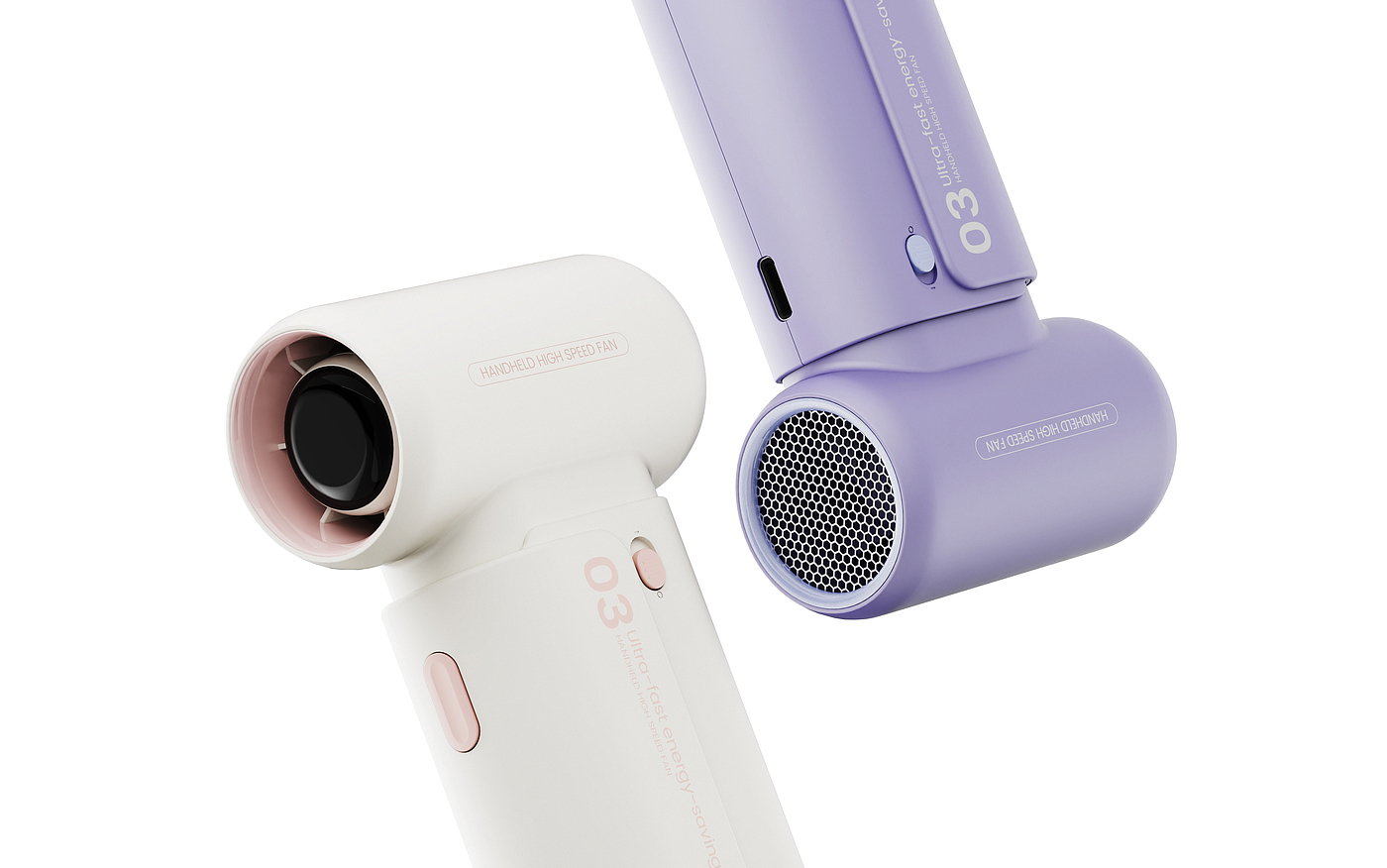 Handheld fan，Simple design，product design，high speed fan，
