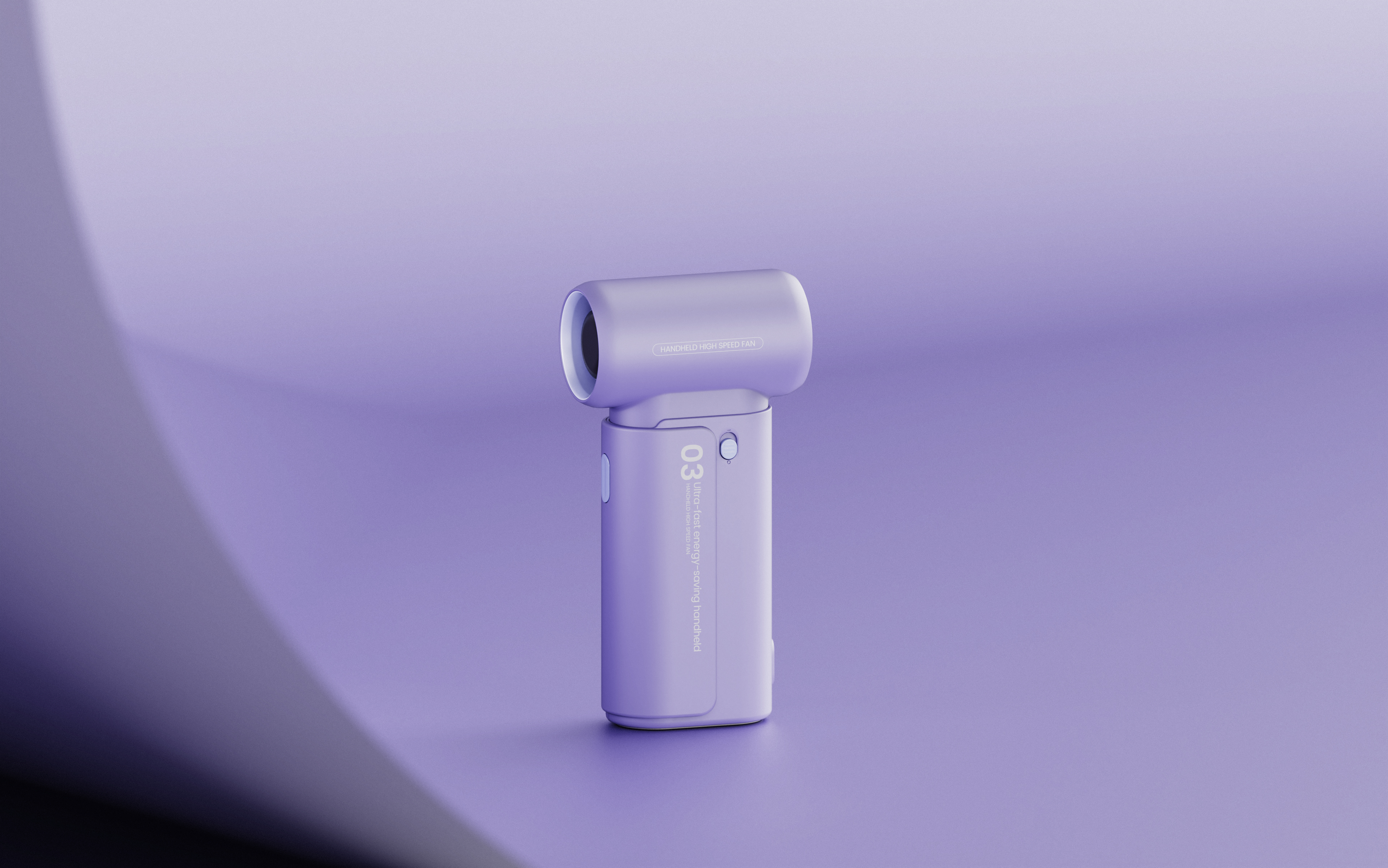 Handheld fan，Simple design，product design，high speed fan，