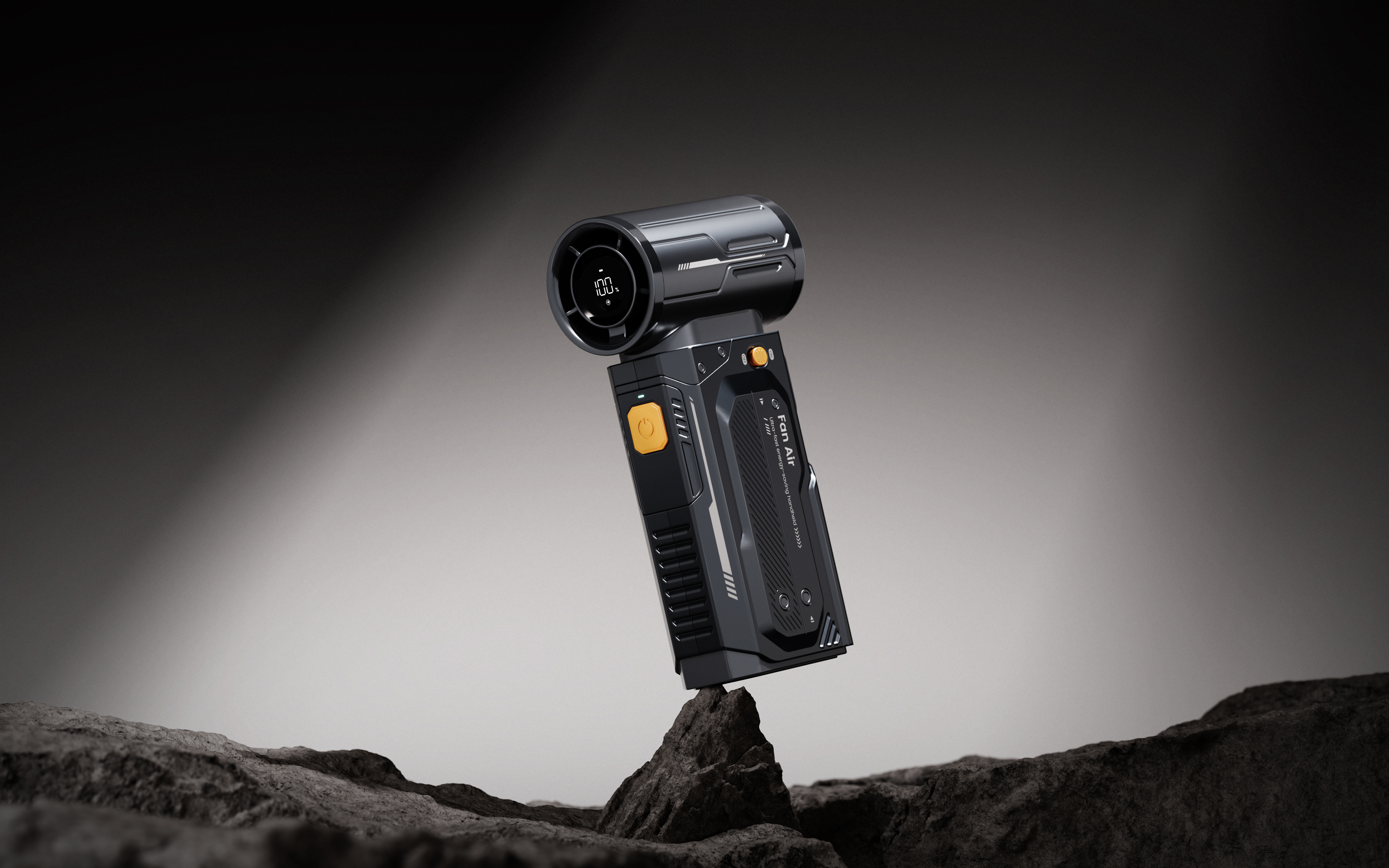 high speed fan，Mecha wind，Handheld fan，product design，