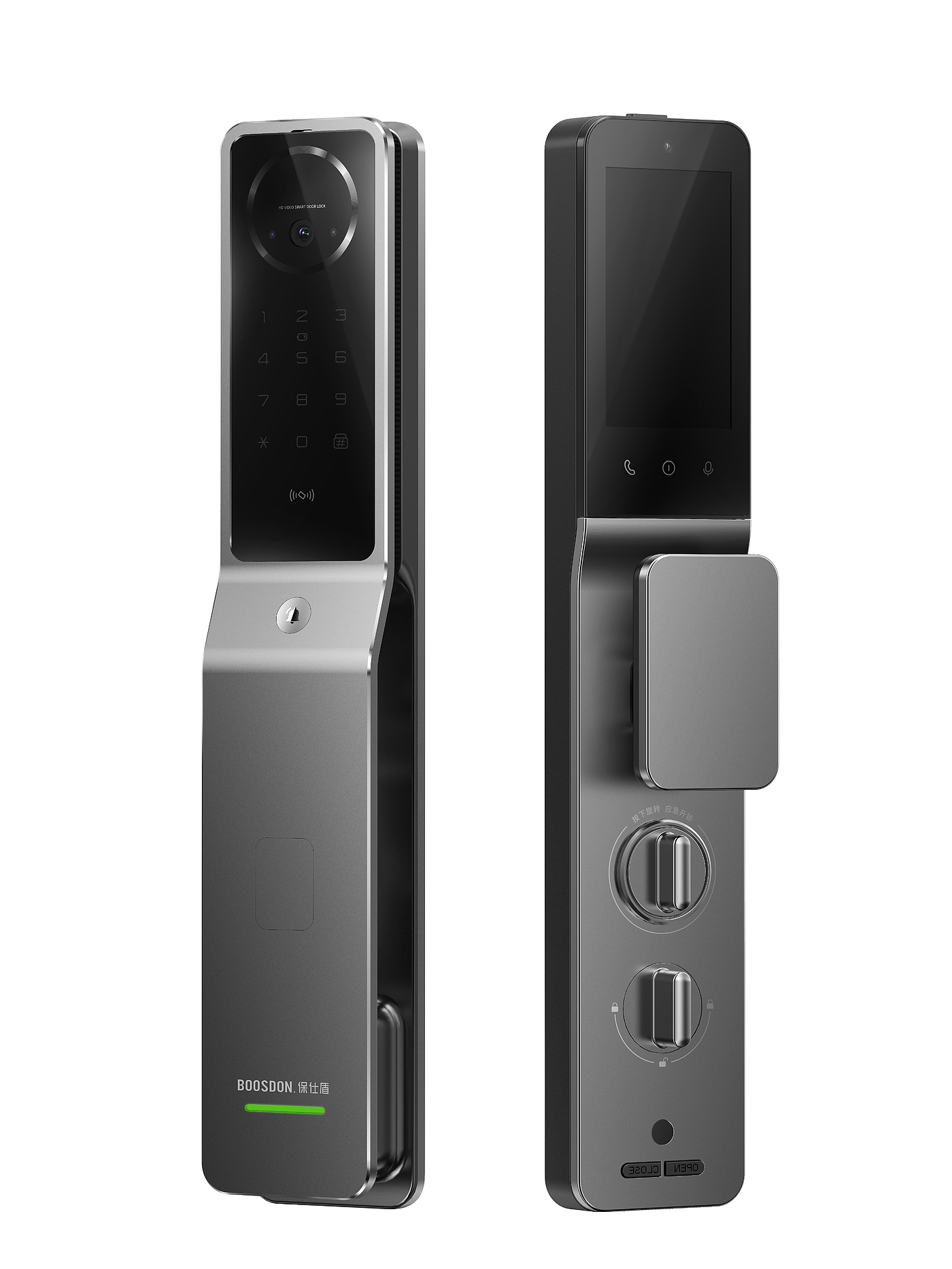 Product design, smart home, smart door lock, simple，