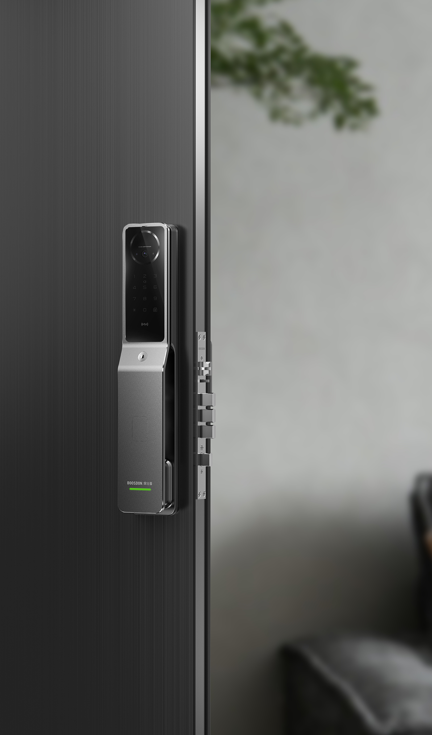 Product design, smart home, smart door lock, simple，