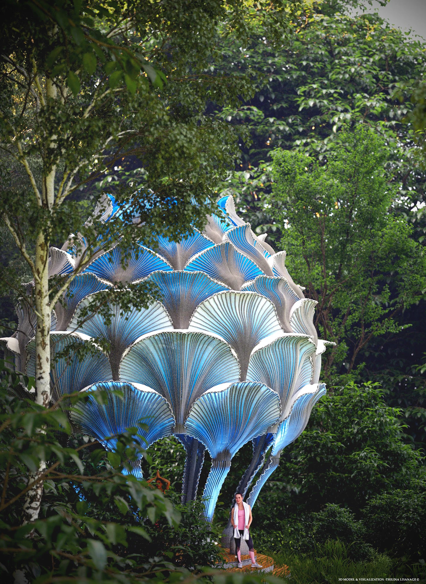 oyster fungus，yoga，Yogapod，Lightweight materials，