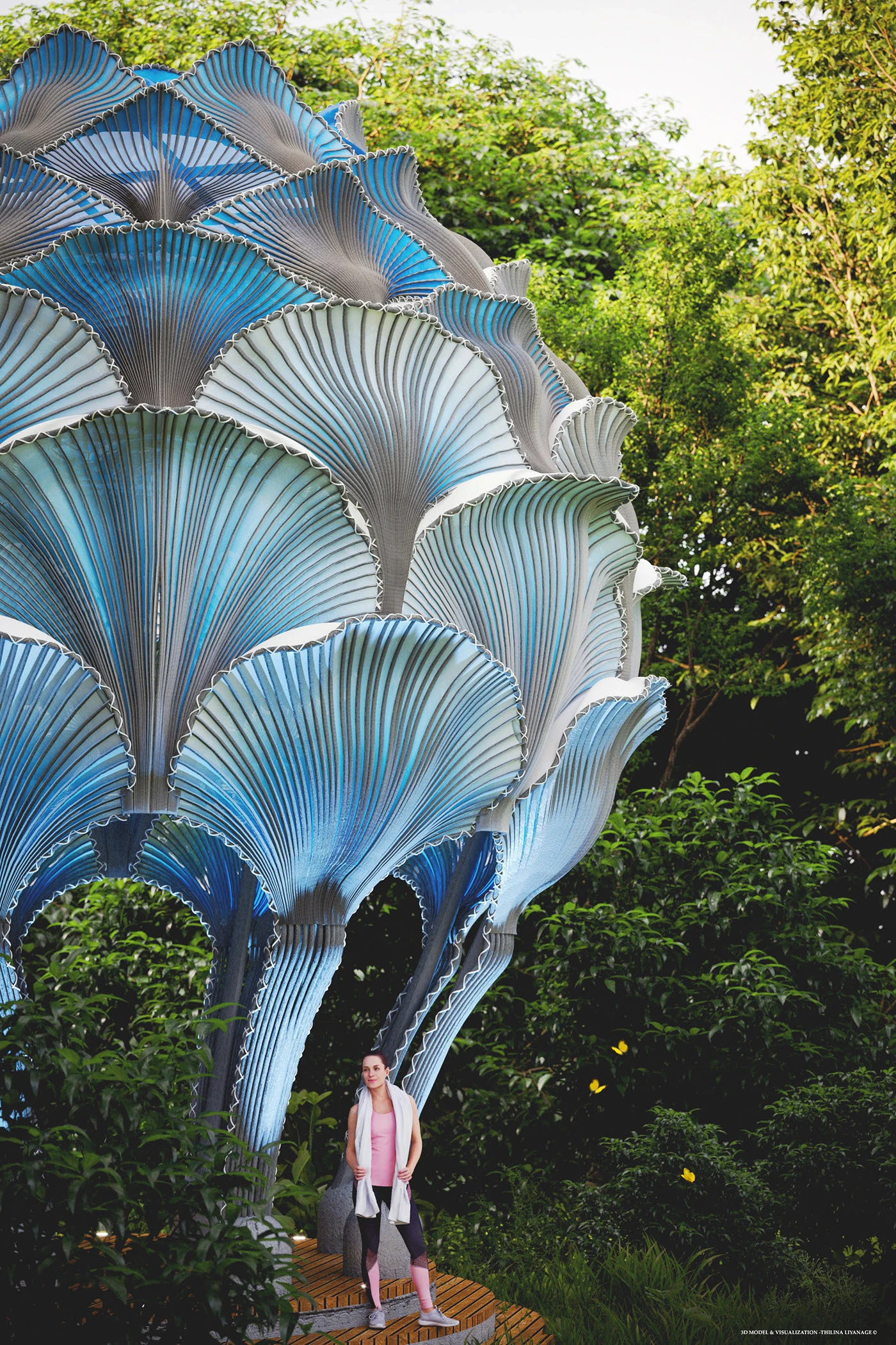 oyster fungus，yoga，Yogapod，Lightweight materials，