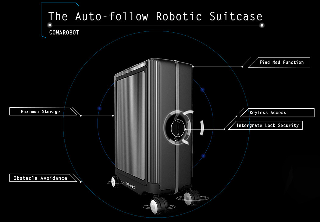 旅行箱，智能，Cowa Robot，