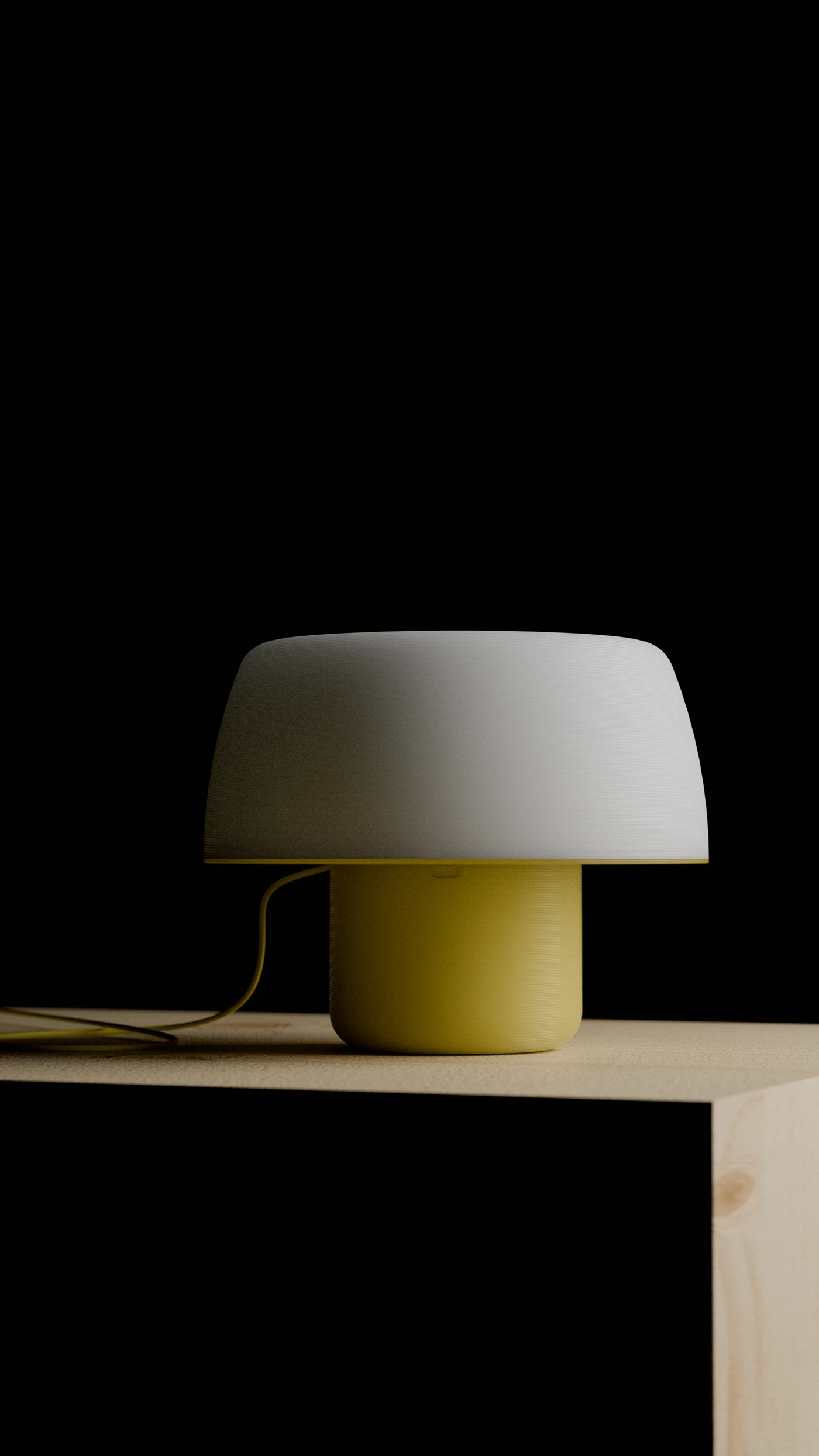 Desk lamp，3D printing，Mushroom，curiosity，affinity，