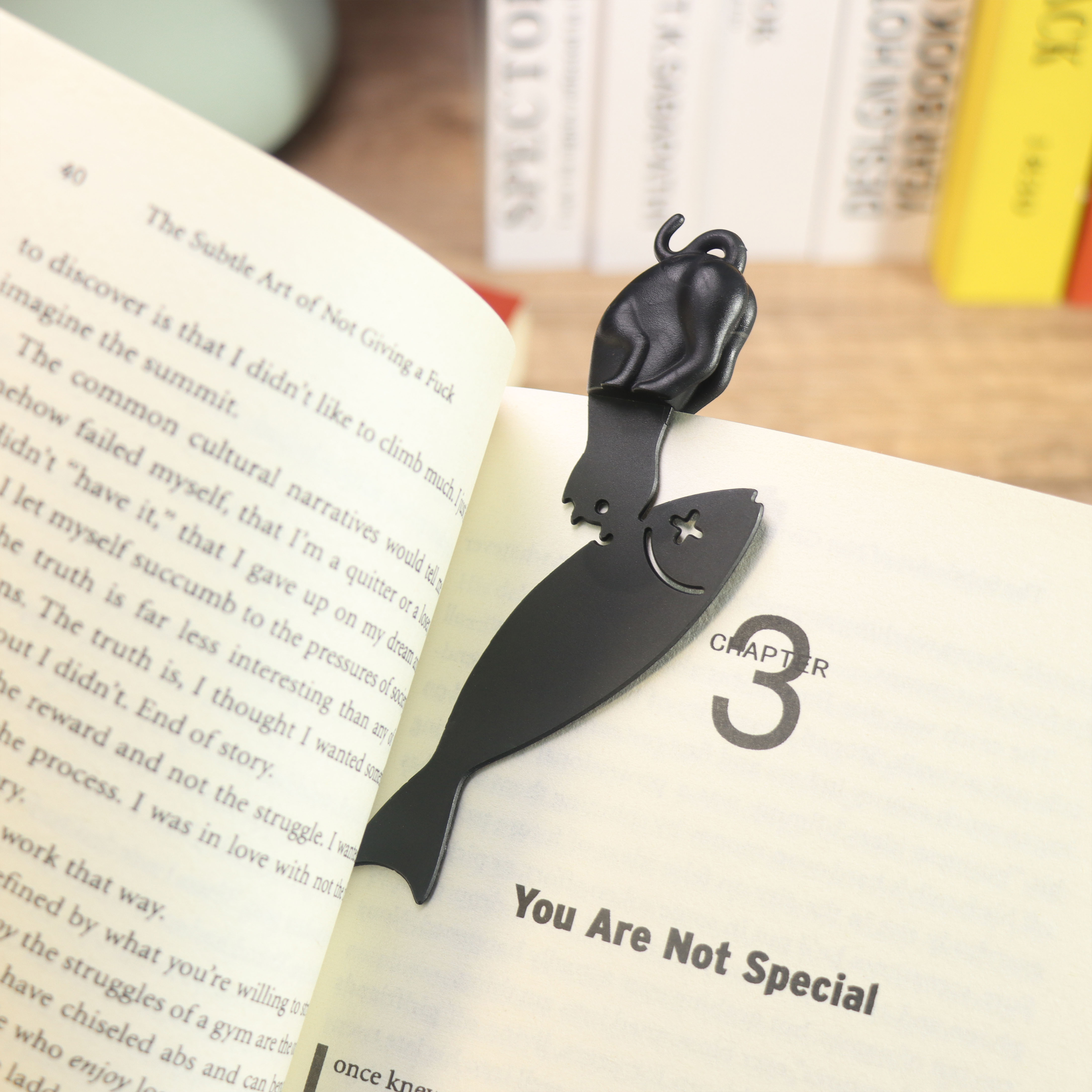 Kitty，fishing，bookmark，Cultural creation，