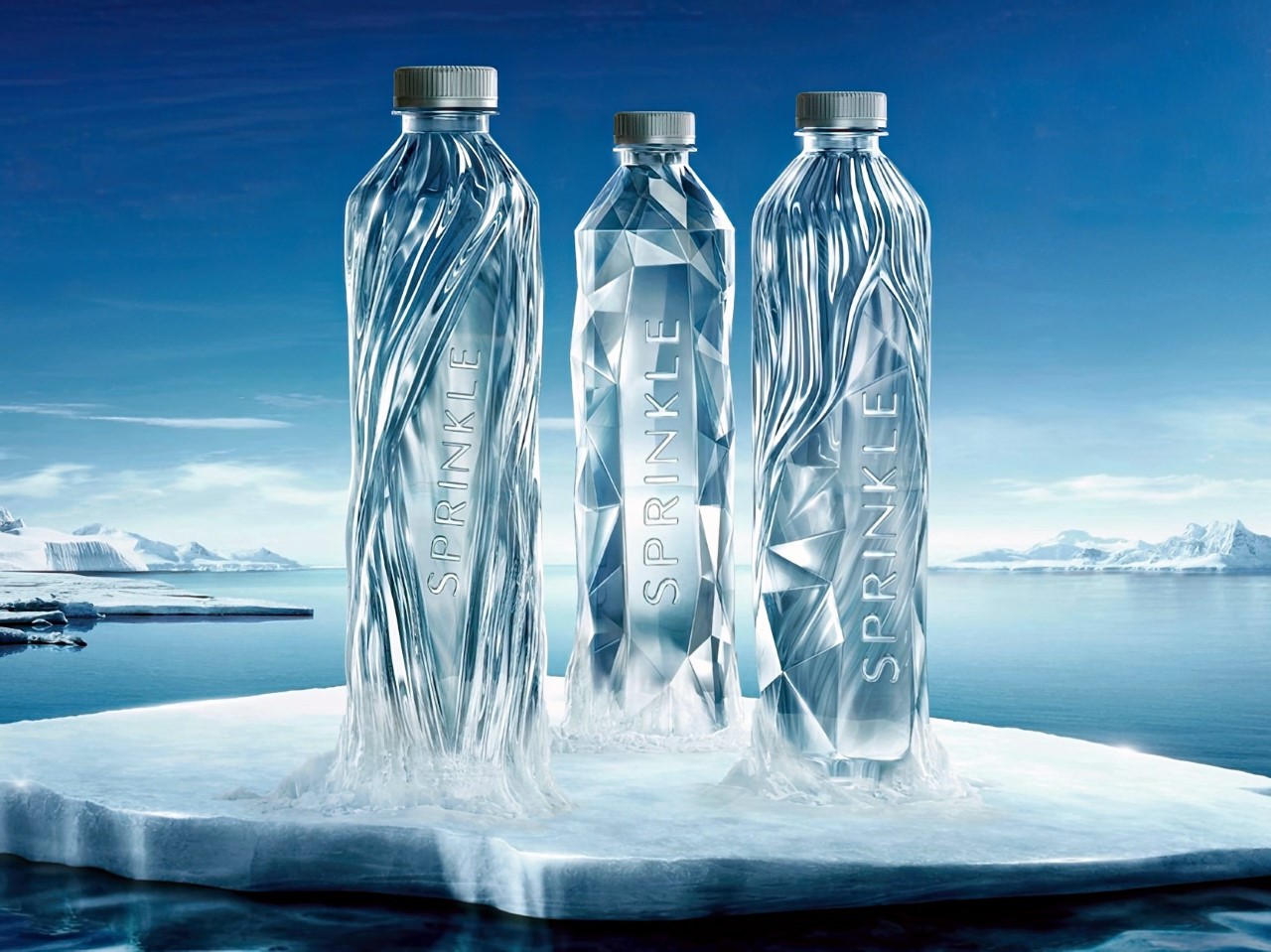 Sprinkle，bottle，packing design，Water bottle，