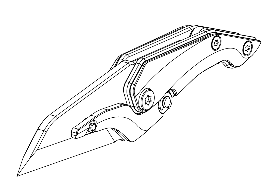 Folding knife, box cutter，