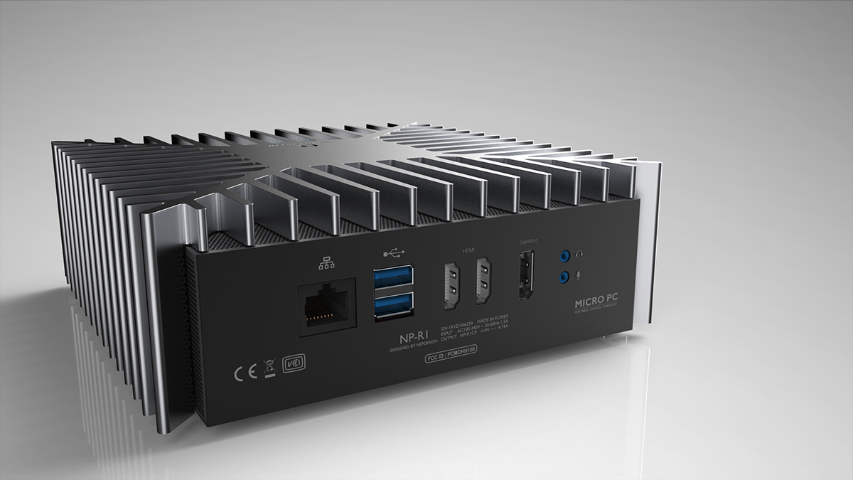 industrial design，computer，pc，intelligence，No fan，