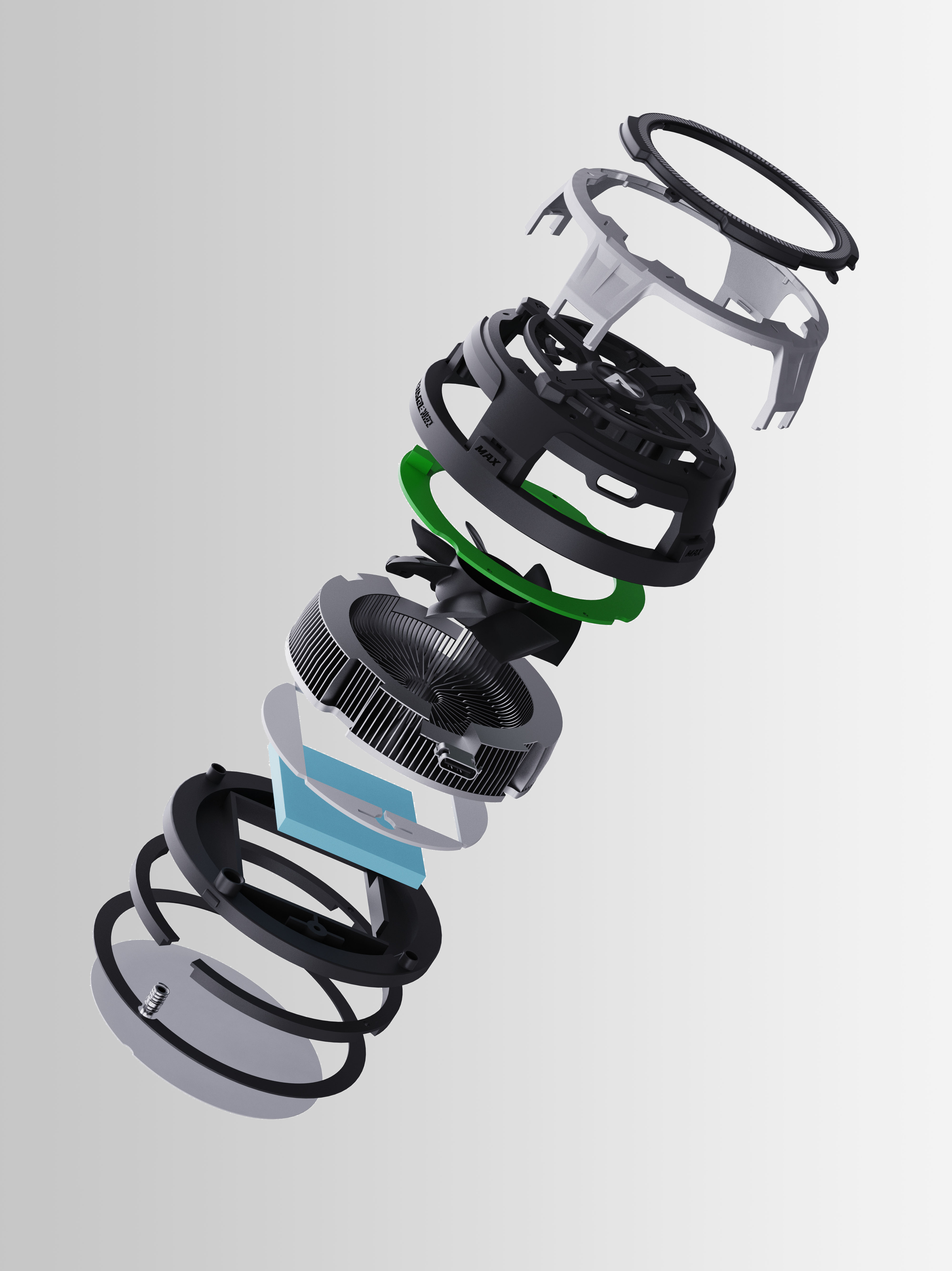 Flat radiator，radiator，B2max，Game accessories，PIVA，Paiwei，Max II，Cooling Artifact，