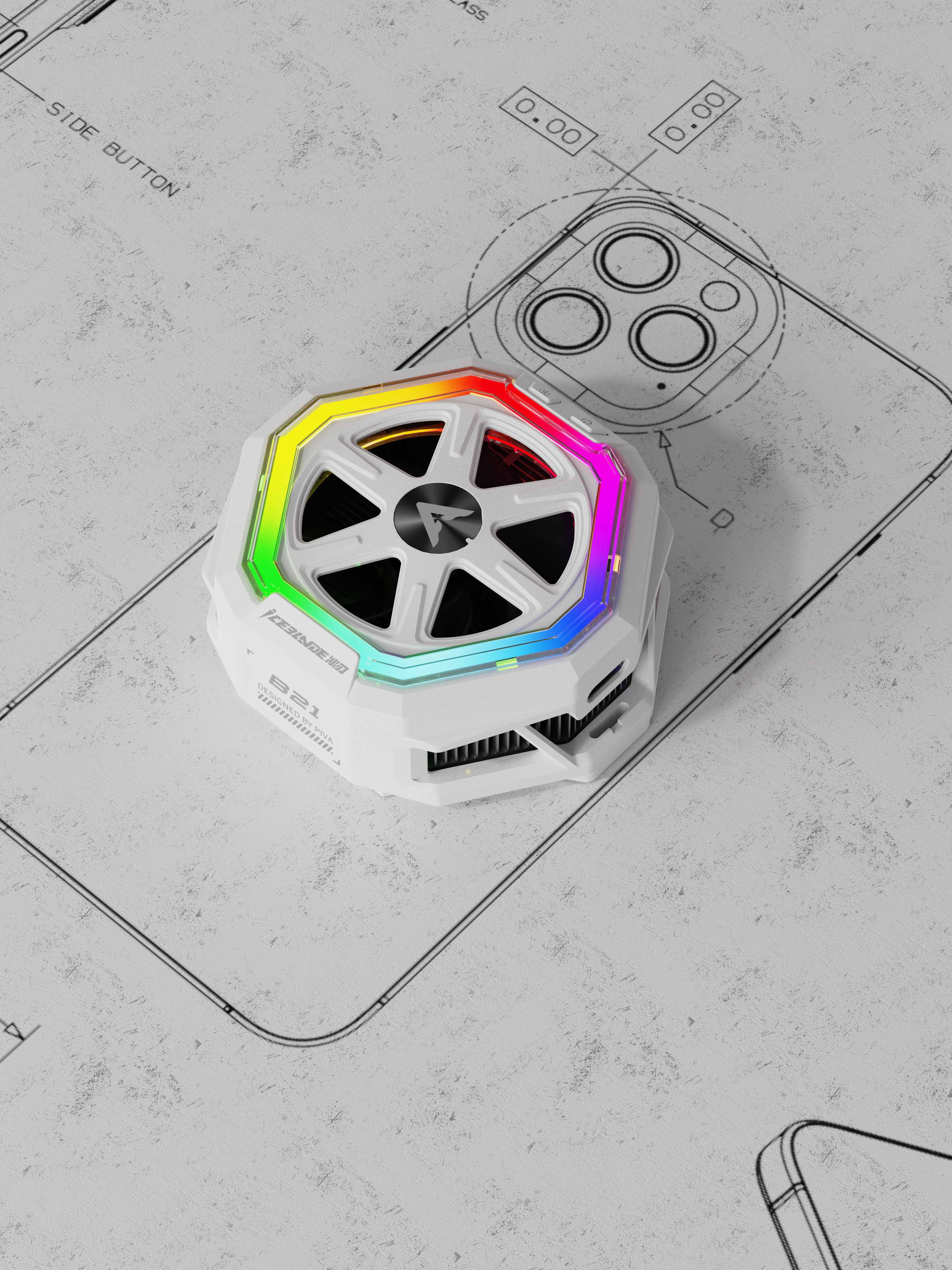 Mobile phone radiator，semiconductor heat sink，Magnetic heat sink，Punk，PIVA，Paiwei，refrigeration，