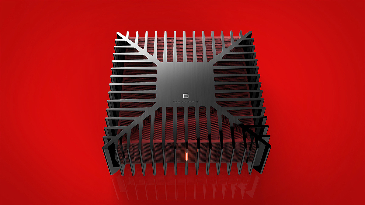 industrial design，computer，pc，intelligence，No fan，