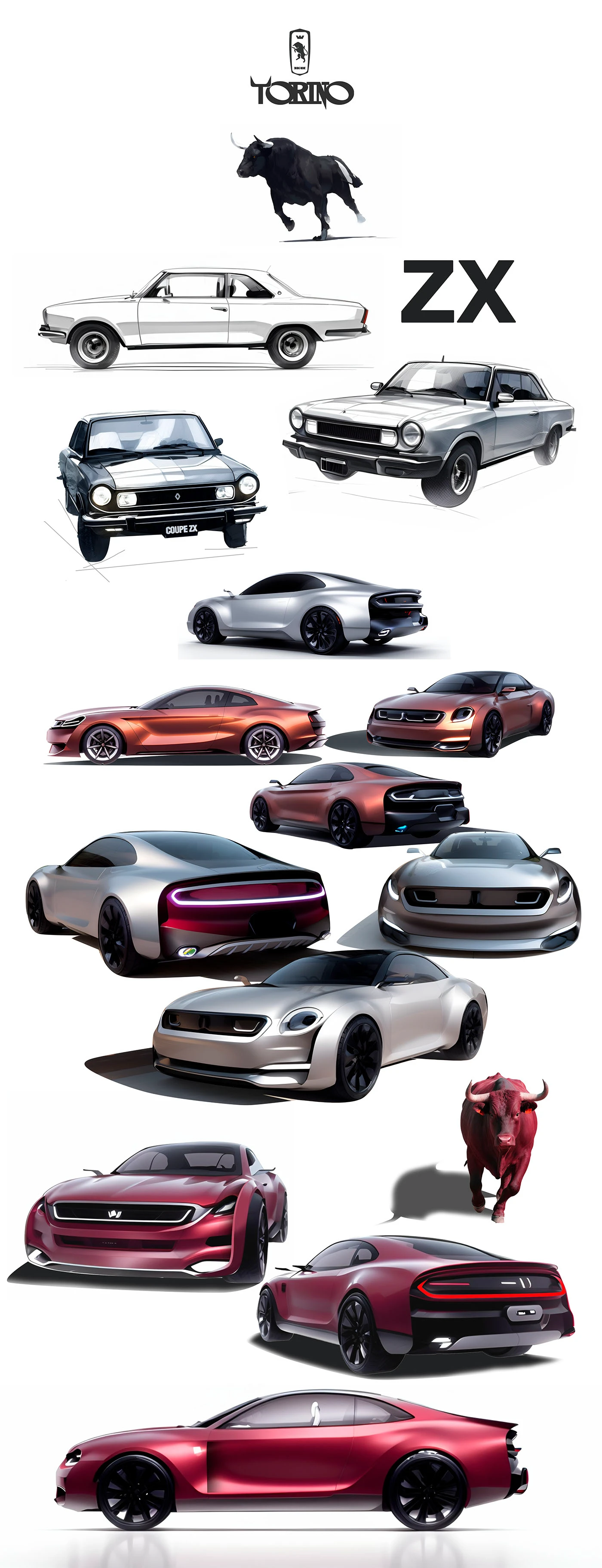Torino ZX，Modern design，classic，Car，