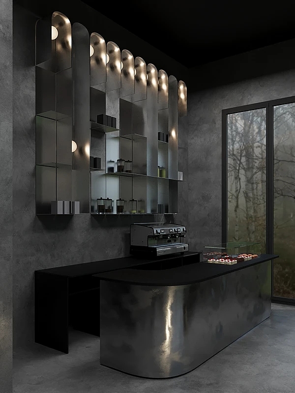 interior，furniture design ，café，interior aesthetics，bar counter，