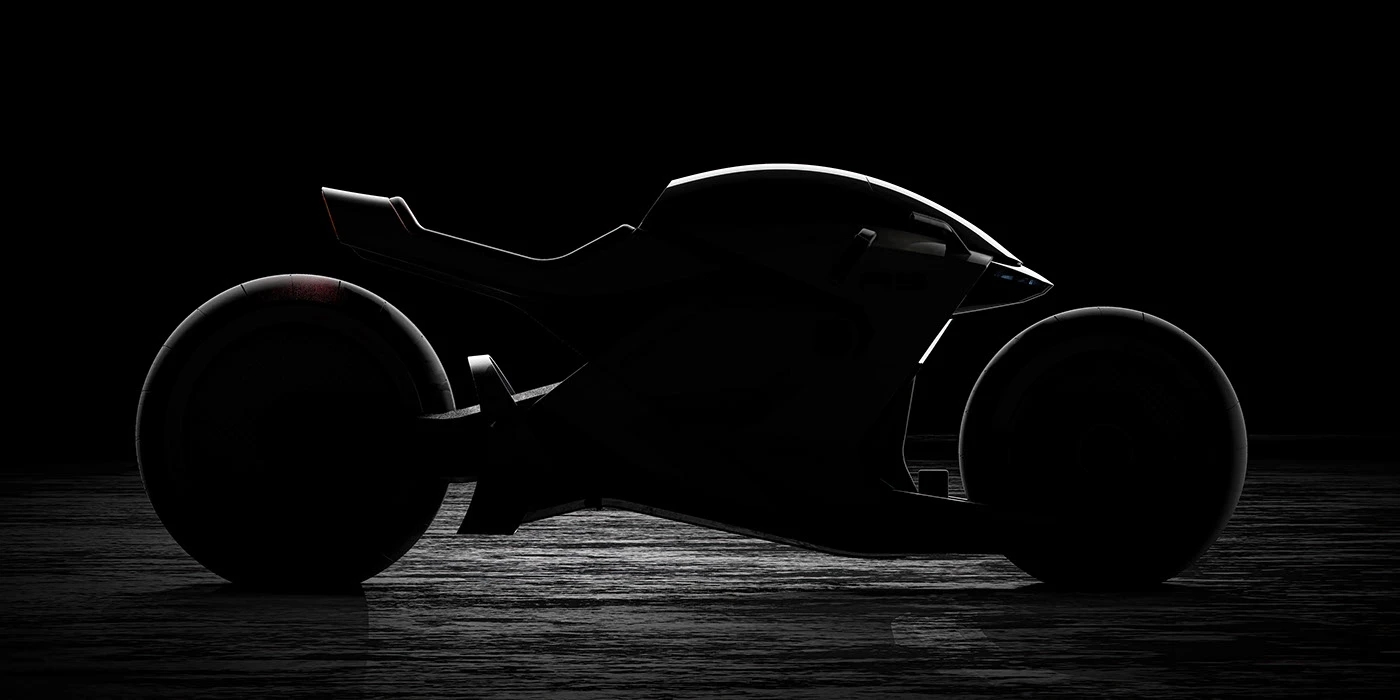 motorcycle，Magnetic adsorption，science fiction，Weapons Manufacturing，phantom，