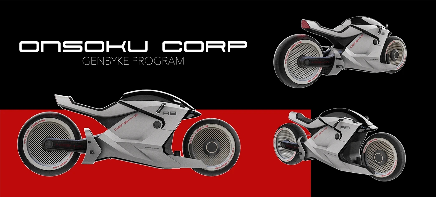 motorcycle，Magnetic adsorption，science fiction，Weapons Manufacturing，phantom，