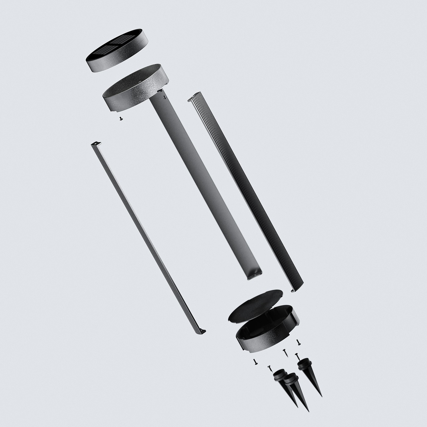 Lamp design，Outdoor lighting，lamps and lanterns，solar energy，modularization，Courtyard lamp，Wall lamp，Ground plug lamp，
