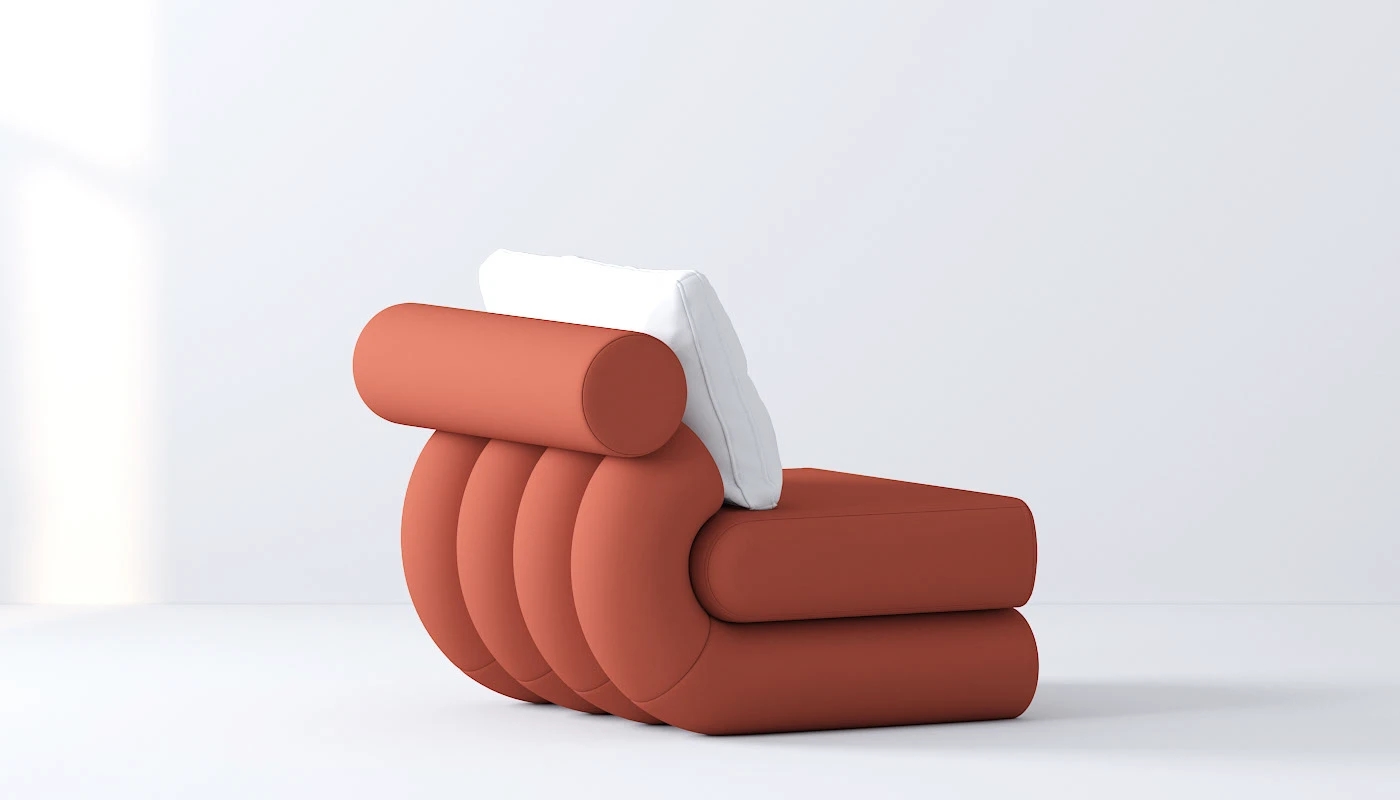 Gigi，Armchair，Minimalist Furniture，Aesthetic design，Comfort，